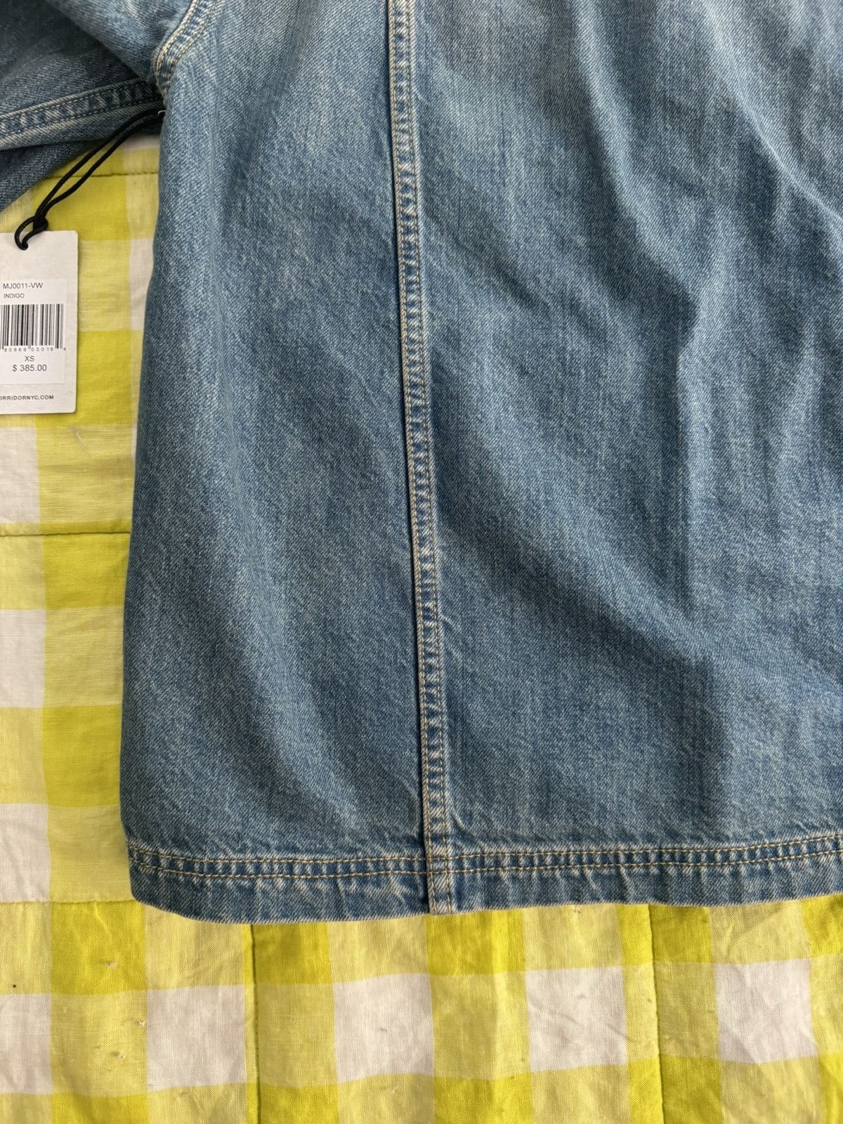 Corridor Corridor - Made in Italy Organic Cotton Denim Jacket XS NWT Size US XS / EU 42 / 0 - 21 Thumbnail