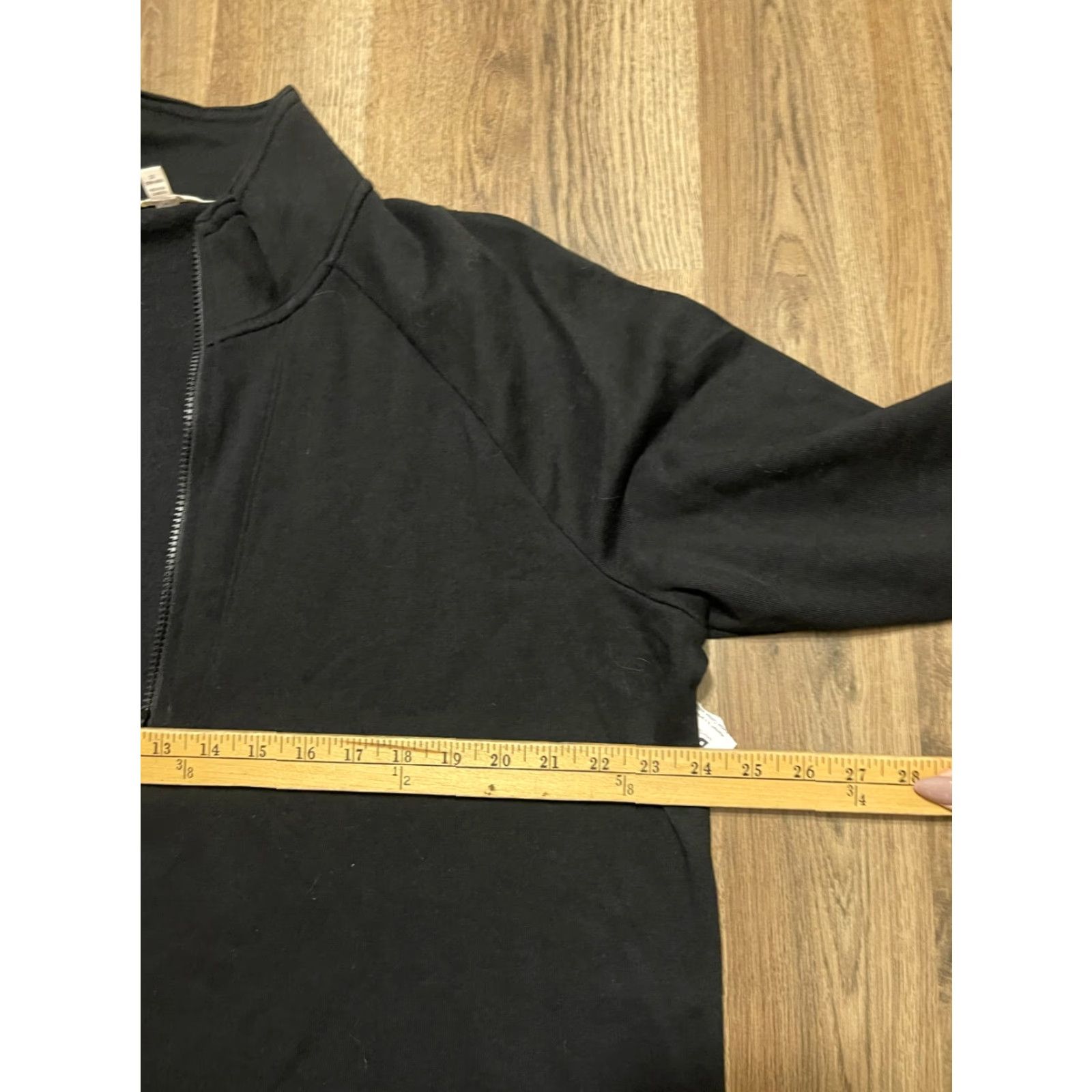 Vintage Terra & Sky Sweater Women's 1X Black 1/4 Zip Up Pullover Long Sleeve Casual Regular Vintage: No Size XL / US 12-14 / IT 48-50 - 5 Thumbnail