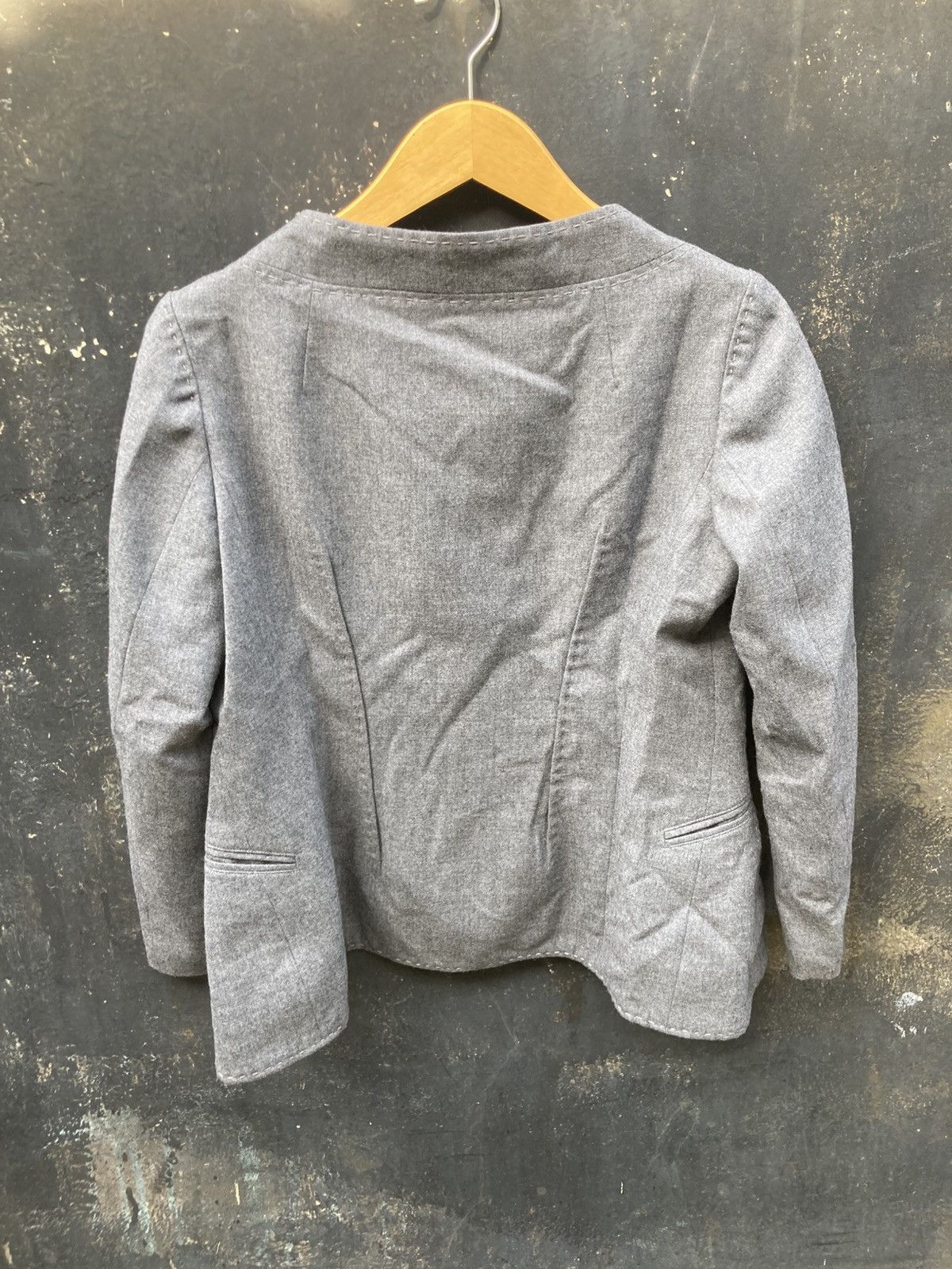 Issey Miyake Rare! NAOKI TAKIZAWA Avant-Garde Asymmetric Blazer Size M / US 6-8 / IT 42-44 - 17 Thumbnail