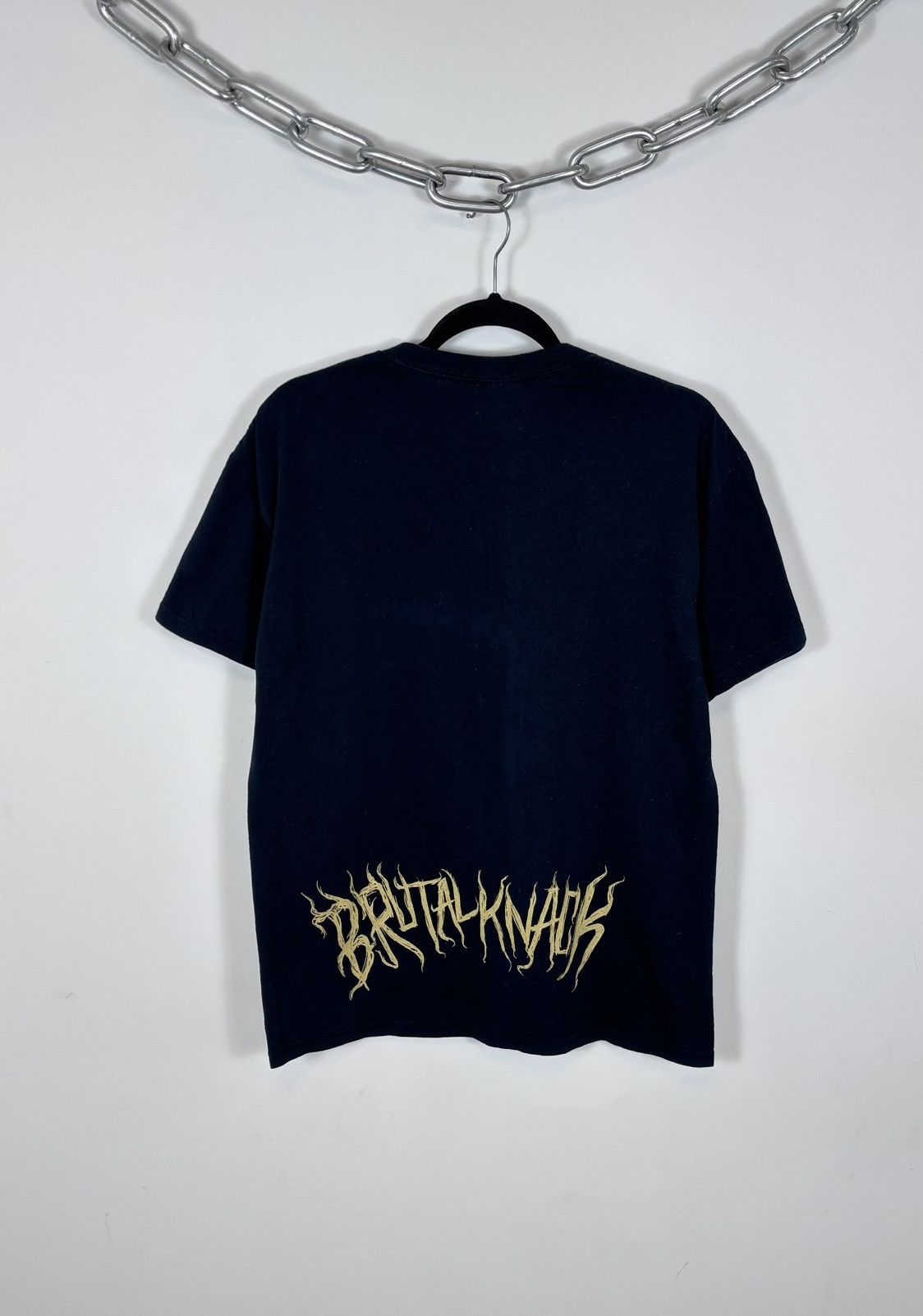 Band Tees Brutal Knack The End Is Near Big Logo Black T-Shirt Tee Size US M / EU 48-50 / 2 - 10 Thumbnail