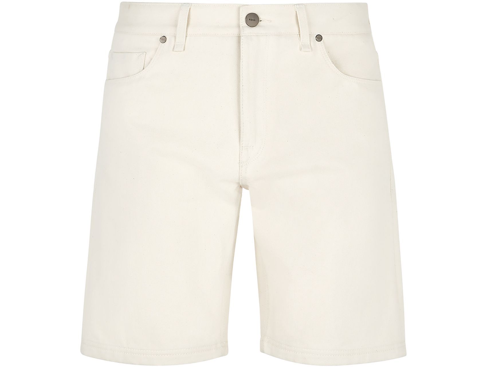 Fendi o1loc1c0824 Bermudas Shorts in White Size US 28 / EU 44 - 1 Thumbnail