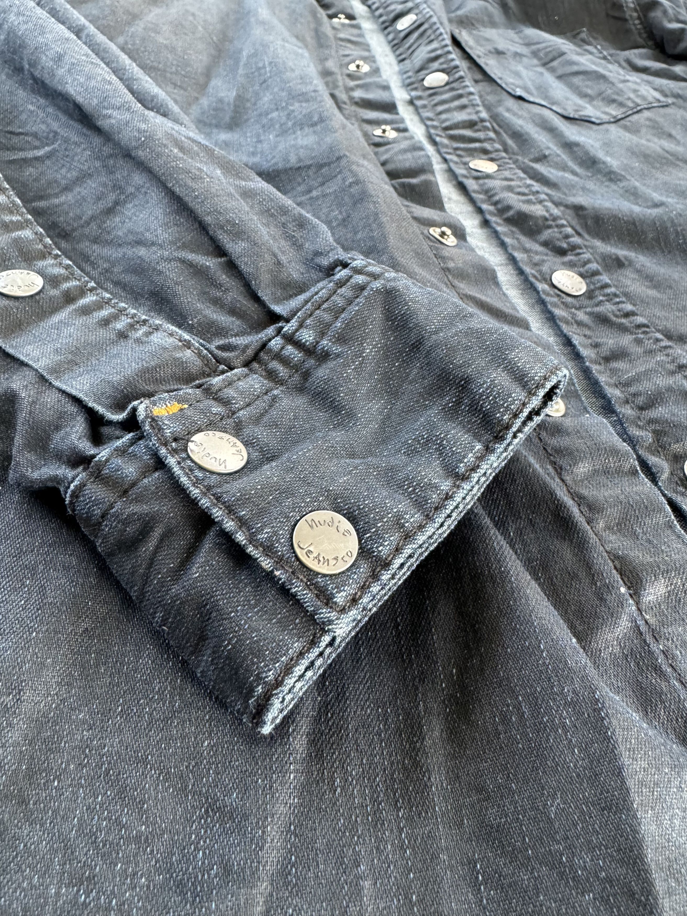 Nudie Jeans Nudie Jeans Henry Shirt - Deep Blue Black, Size Small Size US S / EU 44-46 / 1 - 3 Thumbnail