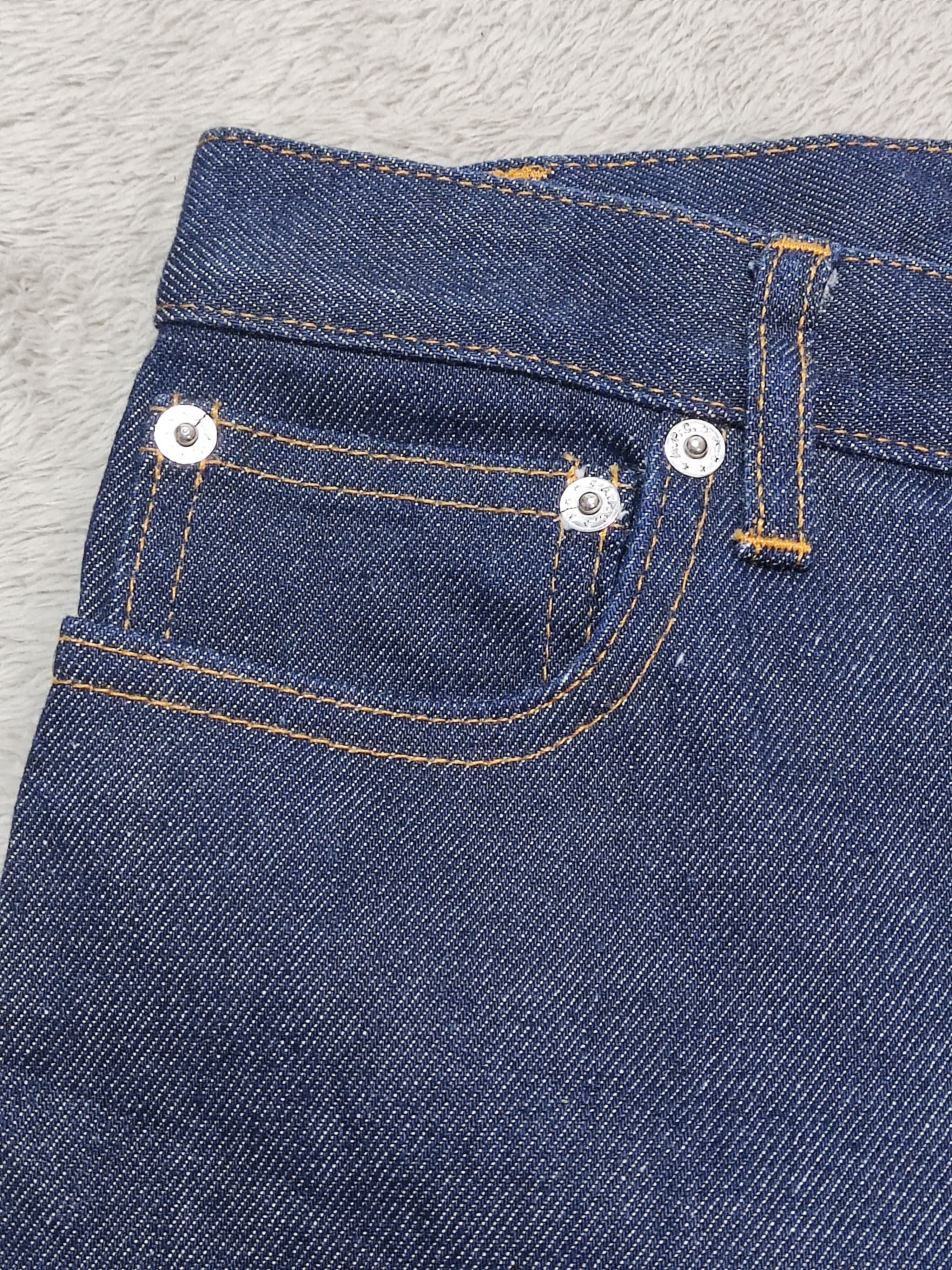 A.P.C. A.P.C. Sailor Jean Dark Indigo Wide Leg Raw Denim High Waist Size US 26 / EU 42 - 4 Thumbnail