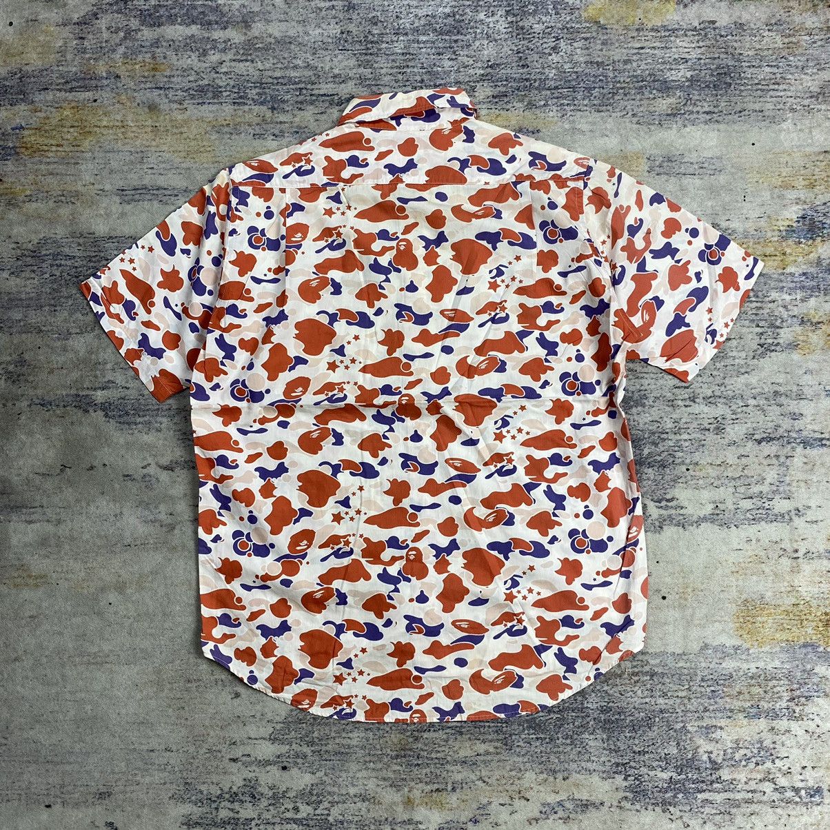 Bape × Nigo vintage 2000s Bape all over print button shirt Size US M / EU 48-50 / 2 - 2 Thumbnail