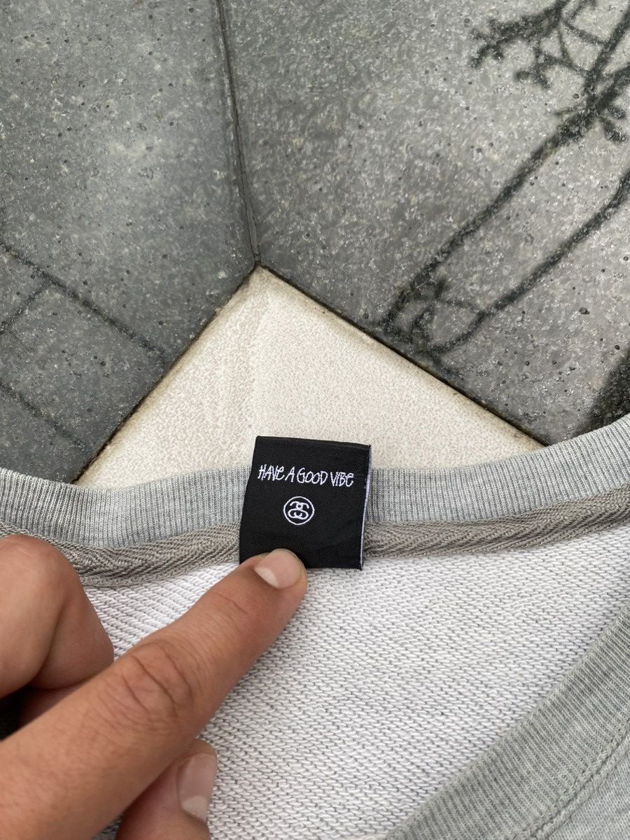Stussy × Vintage 90S STUSSY RARE SWEATSHIRT BIG LOGO RETRO PEACE Y2K Size US M / EU 48-50 / 2 - 9 Thumbnail