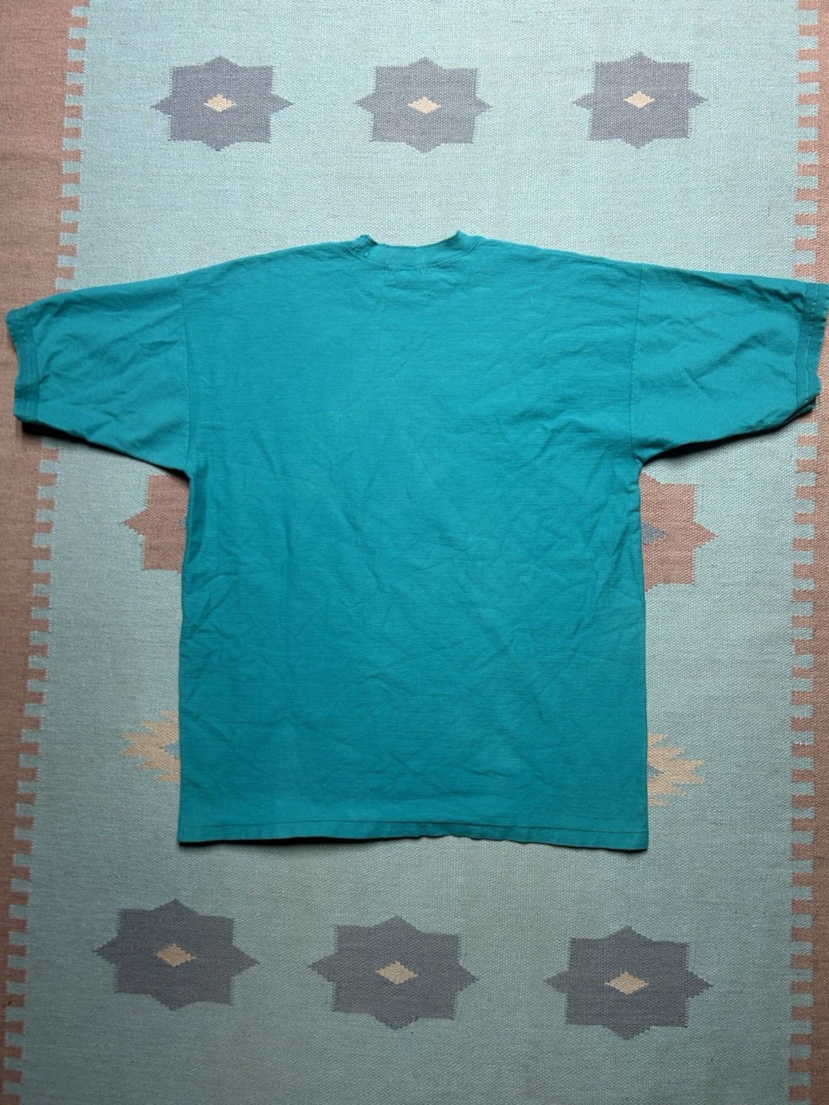 Vintage Vtg t shirt porky pig diner Kentucky restaurant turquoise XL Size US XL / EU 56 / 4 - 6 Thumbnail