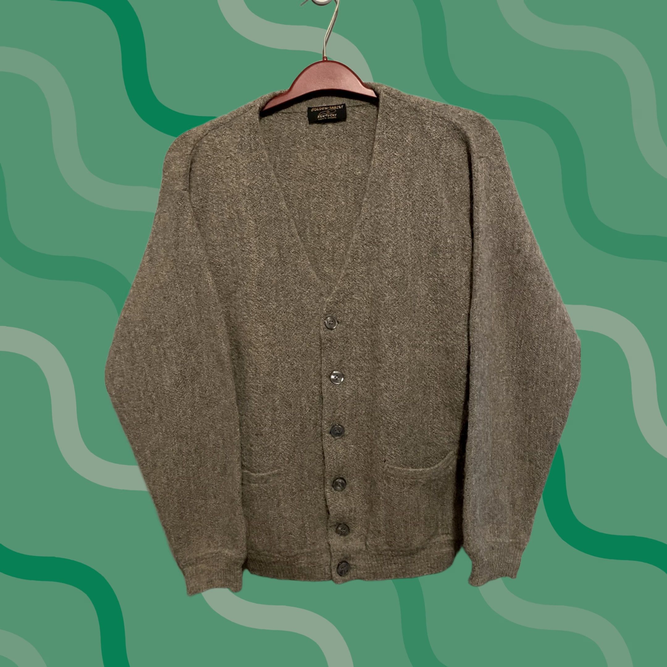 Vintage VINTAGE Farley Kentucky Alpaca Cardigan Size M Grey Knit Sweater Gitman Bros E521 Men Size US M / EU 48-50 / 2 - 1 Thumbnail