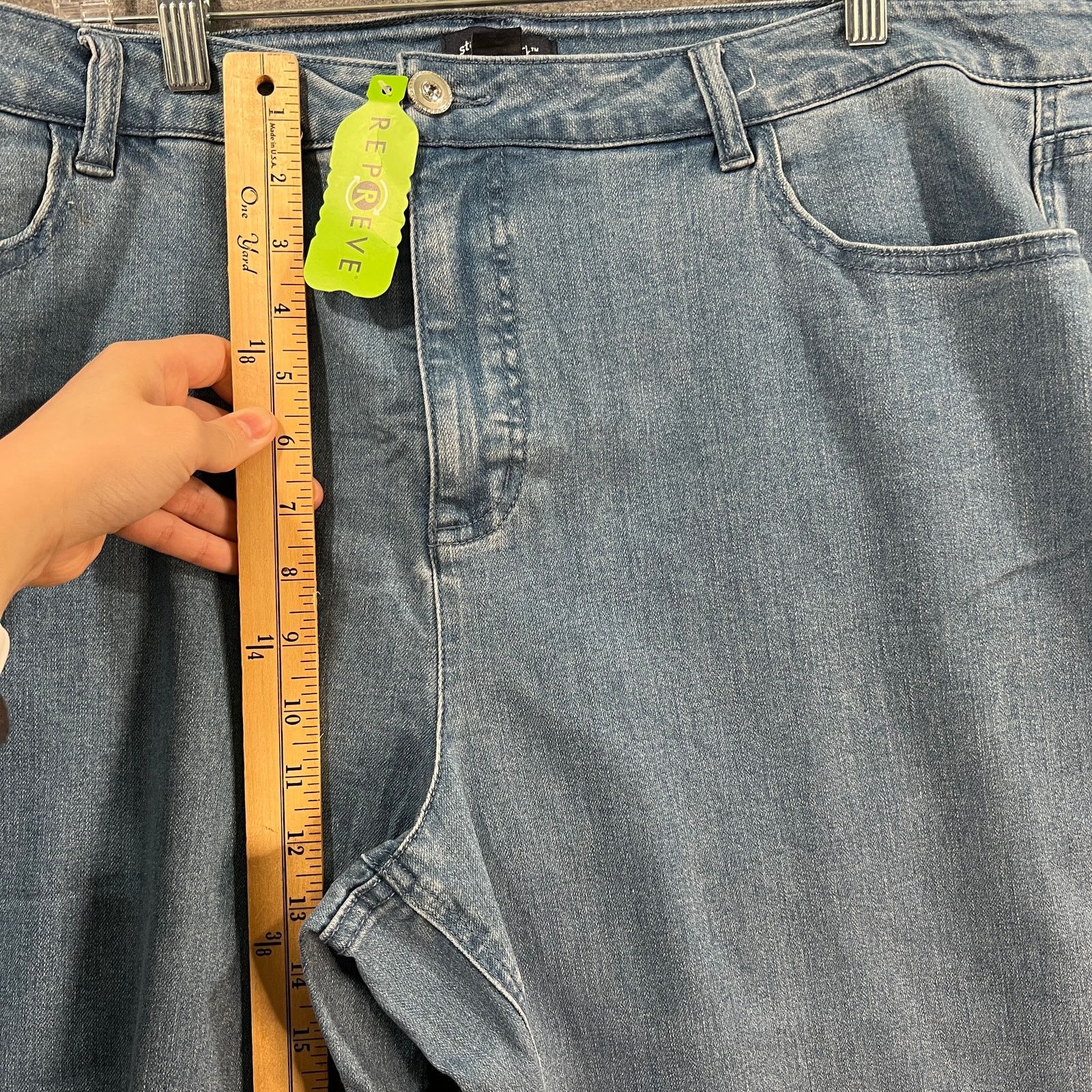 Other Studio Park x Jane Treacy Regular Denim Kick Flare Cropped Size 34" / US 12 / IT 48 - 6 Thumbnail