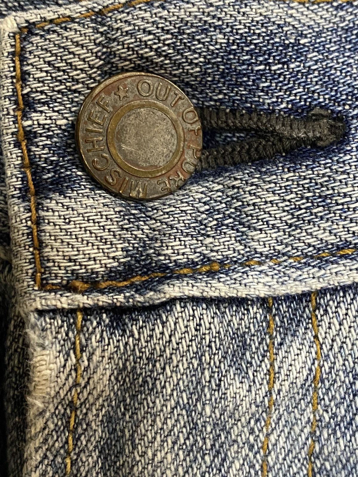 Other Vintage Style Japanese Brands Faded Wash Baggy Jeans Size US 32 / EU 48 - 9 Thumbnail