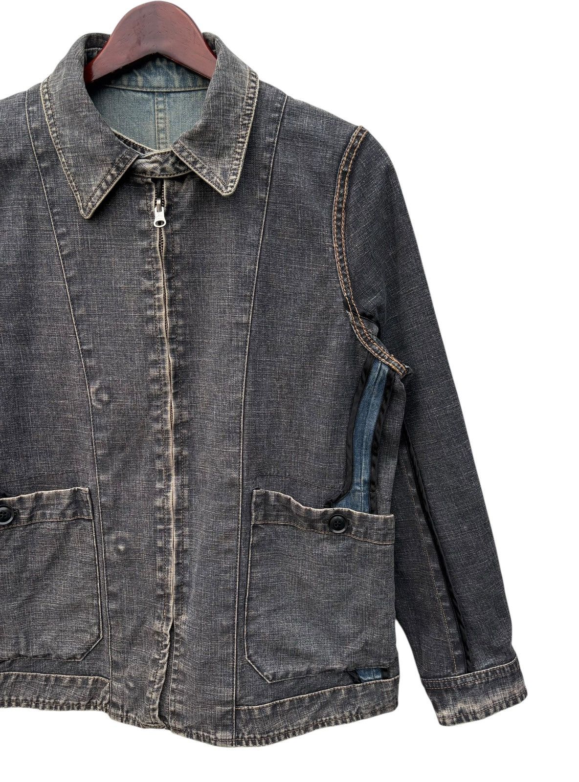 Japanese Brand Rna Riversible Streetwear Women Denim Jacket Size S / US 4 / IT 40 - 11 Thumbnail