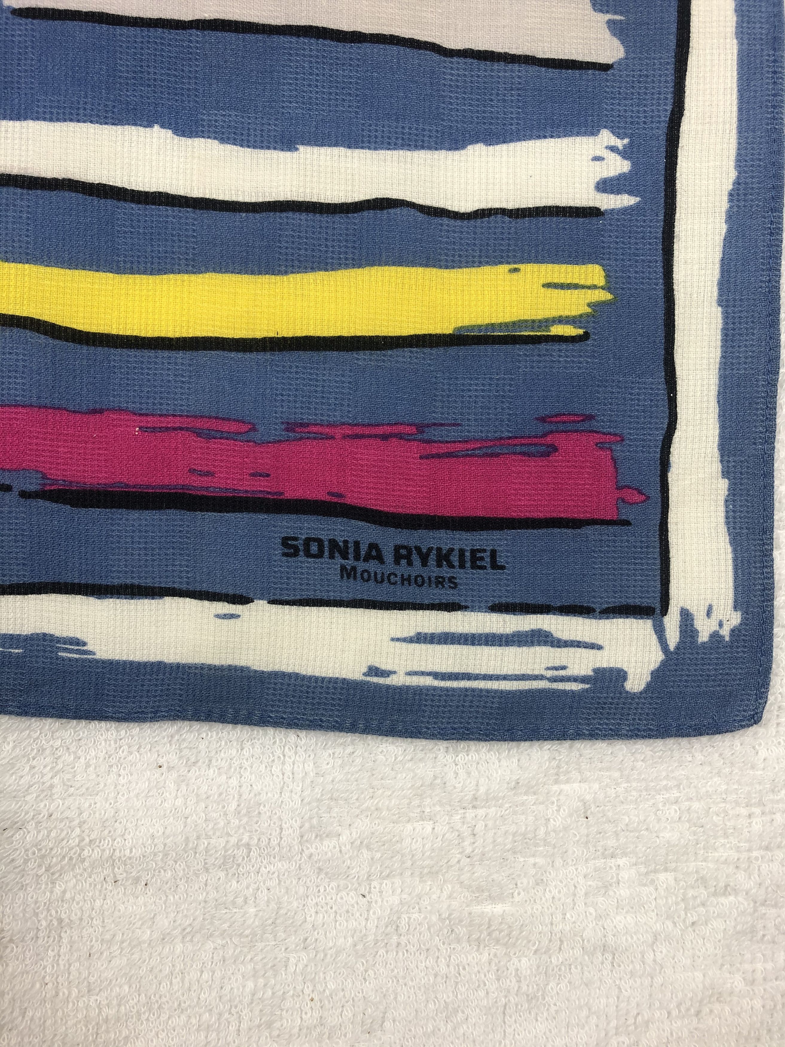 Sonia Rykiel × Vintage Sonia Rykiel Mouchoirs Handkerchief / Bandana / Neckerchief Size ONE SIZE - 4 Thumbnail