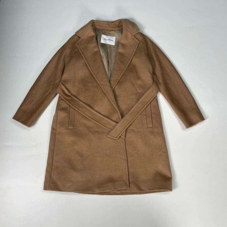 Max Mara Max Mara Camel Velvet Belt Coat Size M / US 6-8 / IT 42-44 - 1 Thumbnail