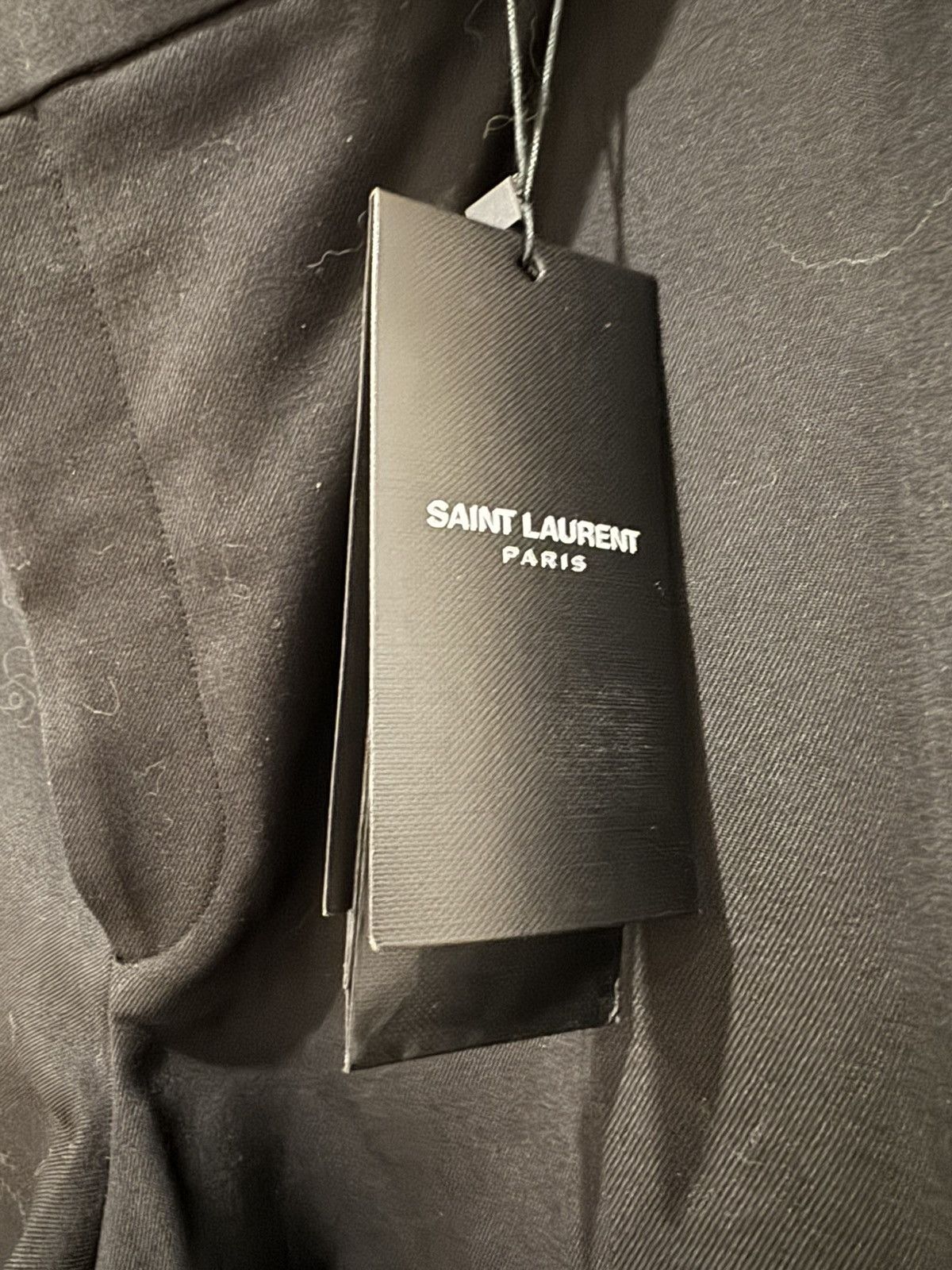 Saint Laurent Paris Virgin Wool skinny trousers NWT 52 Size US 33 - 3 Thumbnail