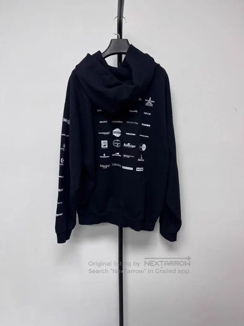Balenciaga Balenciaga Letter Logo Print Long Sleeve Sweatshirt Size US M / EU 48-50 / 2 - 2 Thumbnail