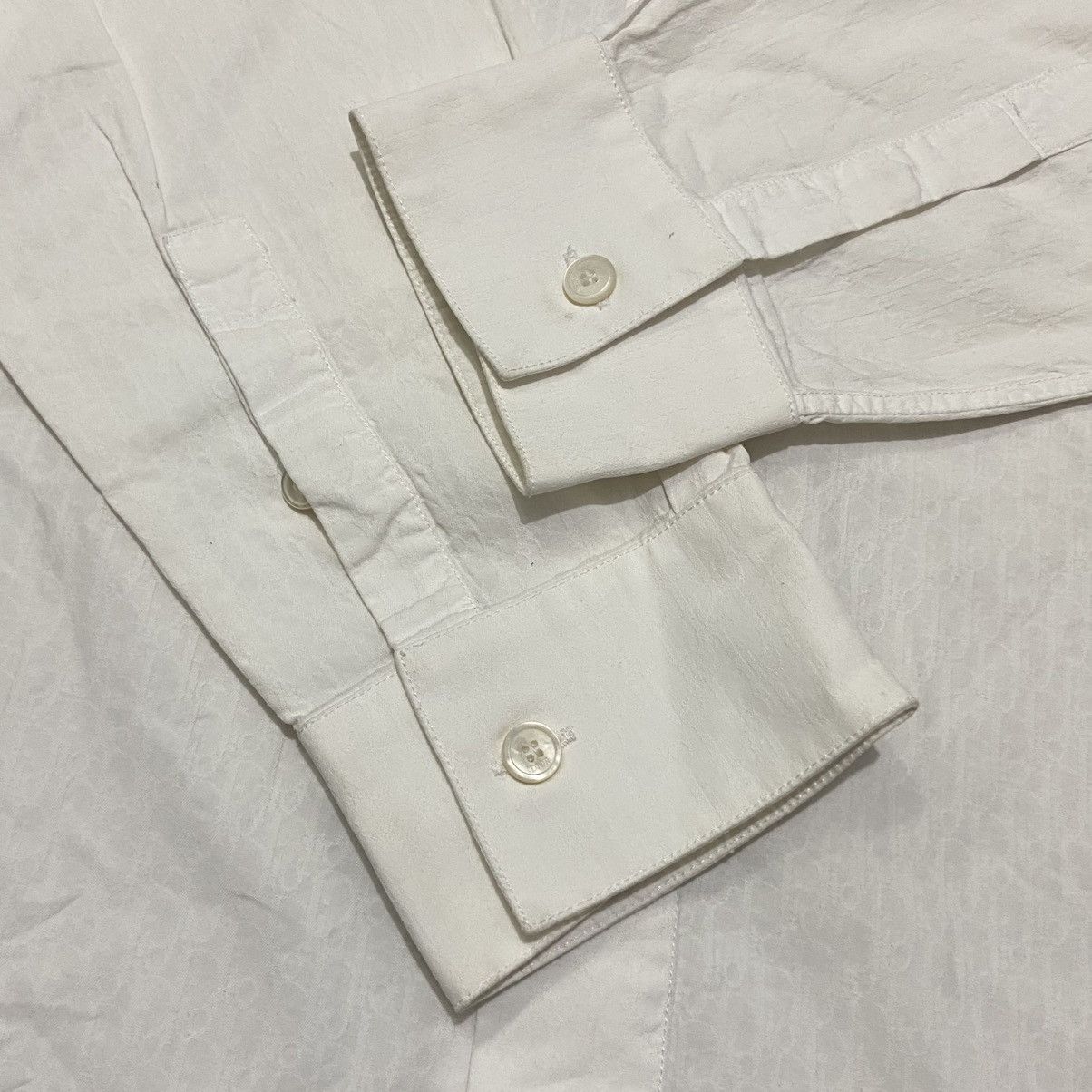 Dior Dior Homme Monogram Button Ups White Shirt Size US S / EU 44-46 / 1 - 6 Thumbnail