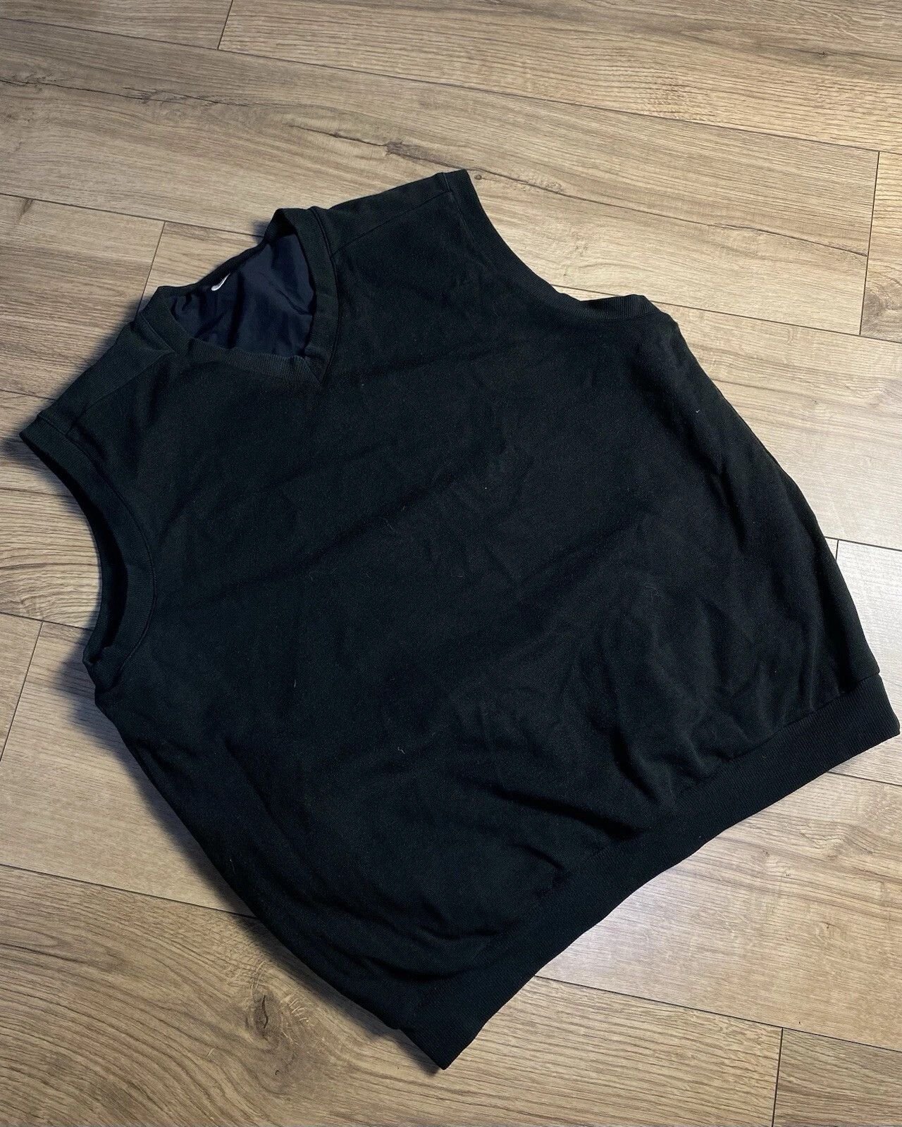 Nike Vntg Nike Reversible Vest Size L Black Lightweight Size US L / EU 52-54 / 3 - 5 Thumbnail
