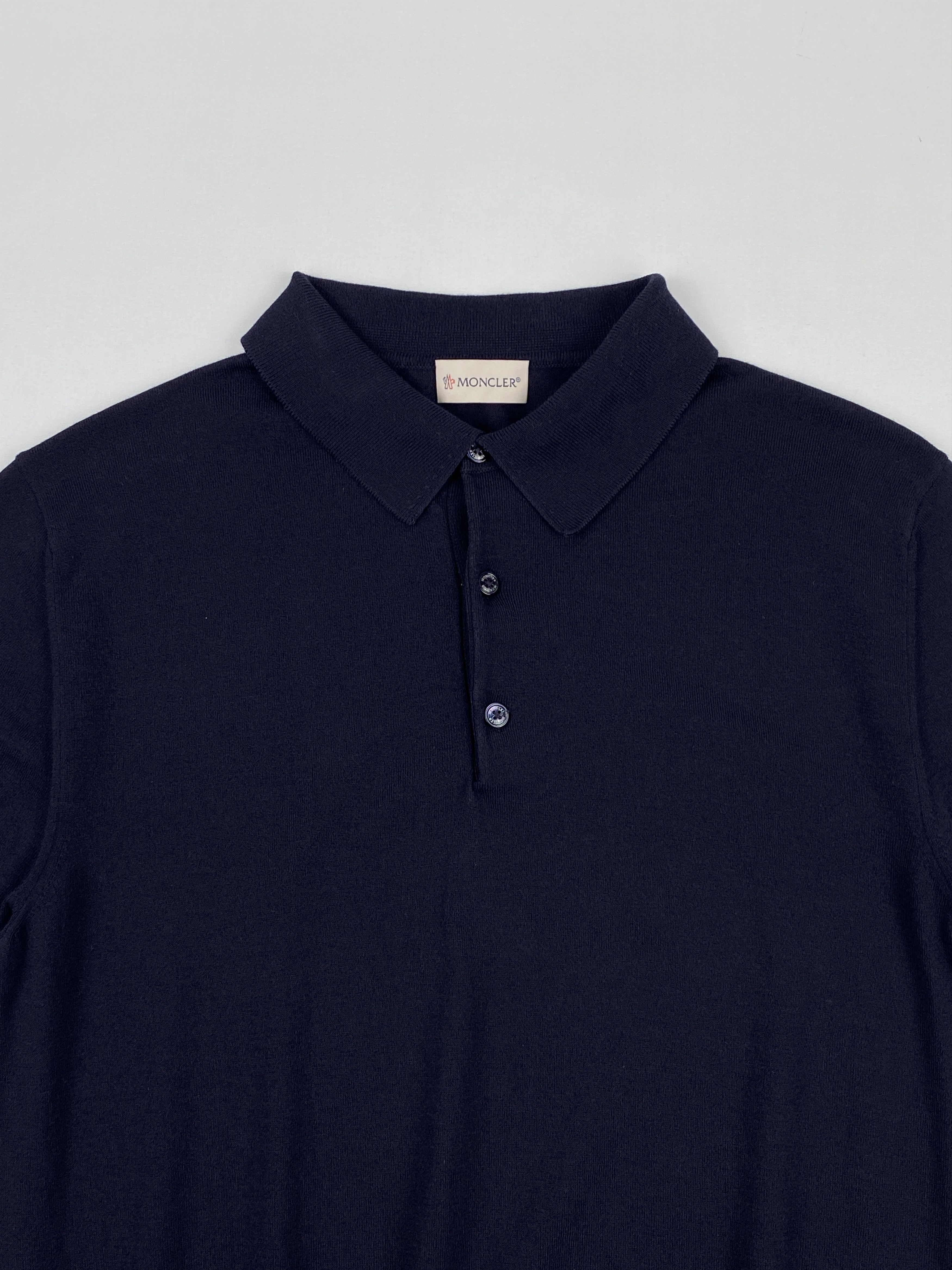 Moncler S/S 2021 Maglia Tricot Polo Shirt Size L / US 10 / IT 46 - 3 Thumbnail