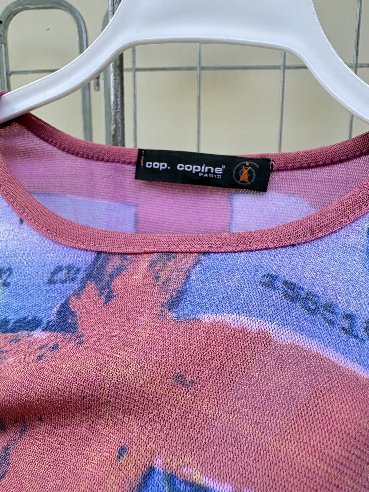 Cop Copine Cop Copine "Metro / London Underground" print mesh top Size M / US 6-8 / IT 42-44 - 14 Thumbnail