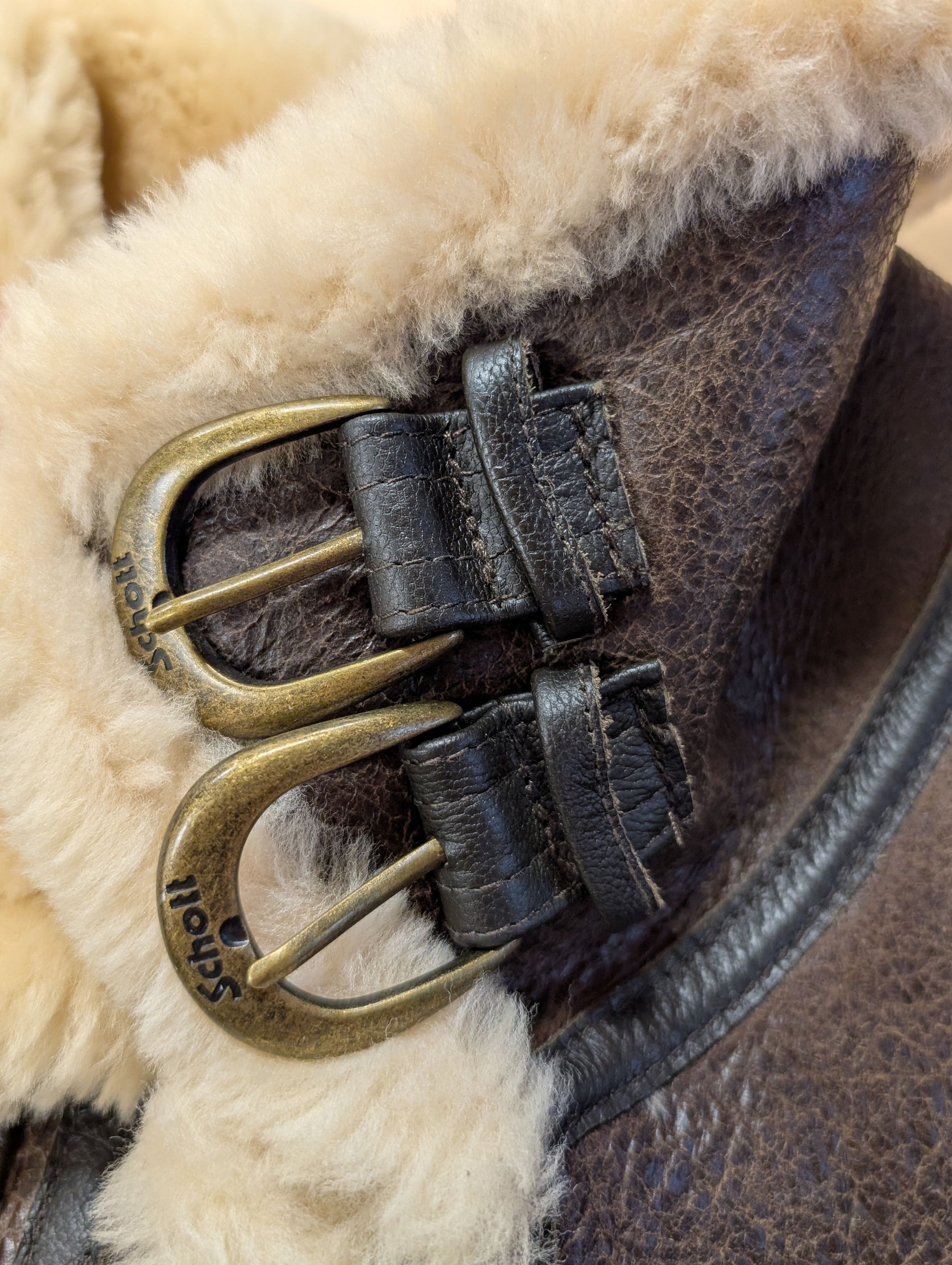 Schott Schott B-3 Shearling Jacket 54US Size US L / EU 52-54 / 3 - 7 Thumbnail