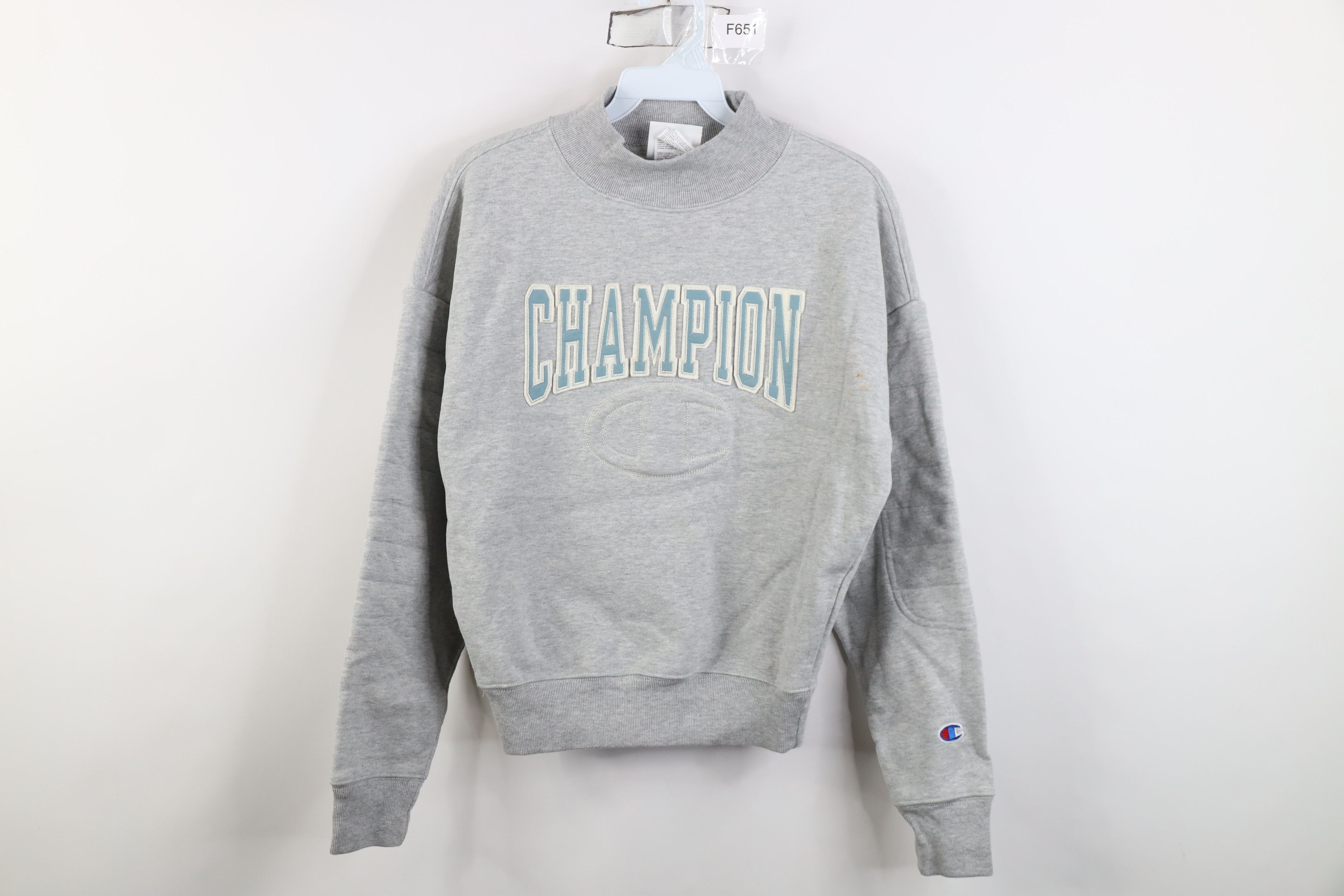 Champion Y2K Champion Reverse Weave Jersey Mock Neck Sweatshirt Size XS / US 0-2 / IT 36-38 - 1 Thumbnail