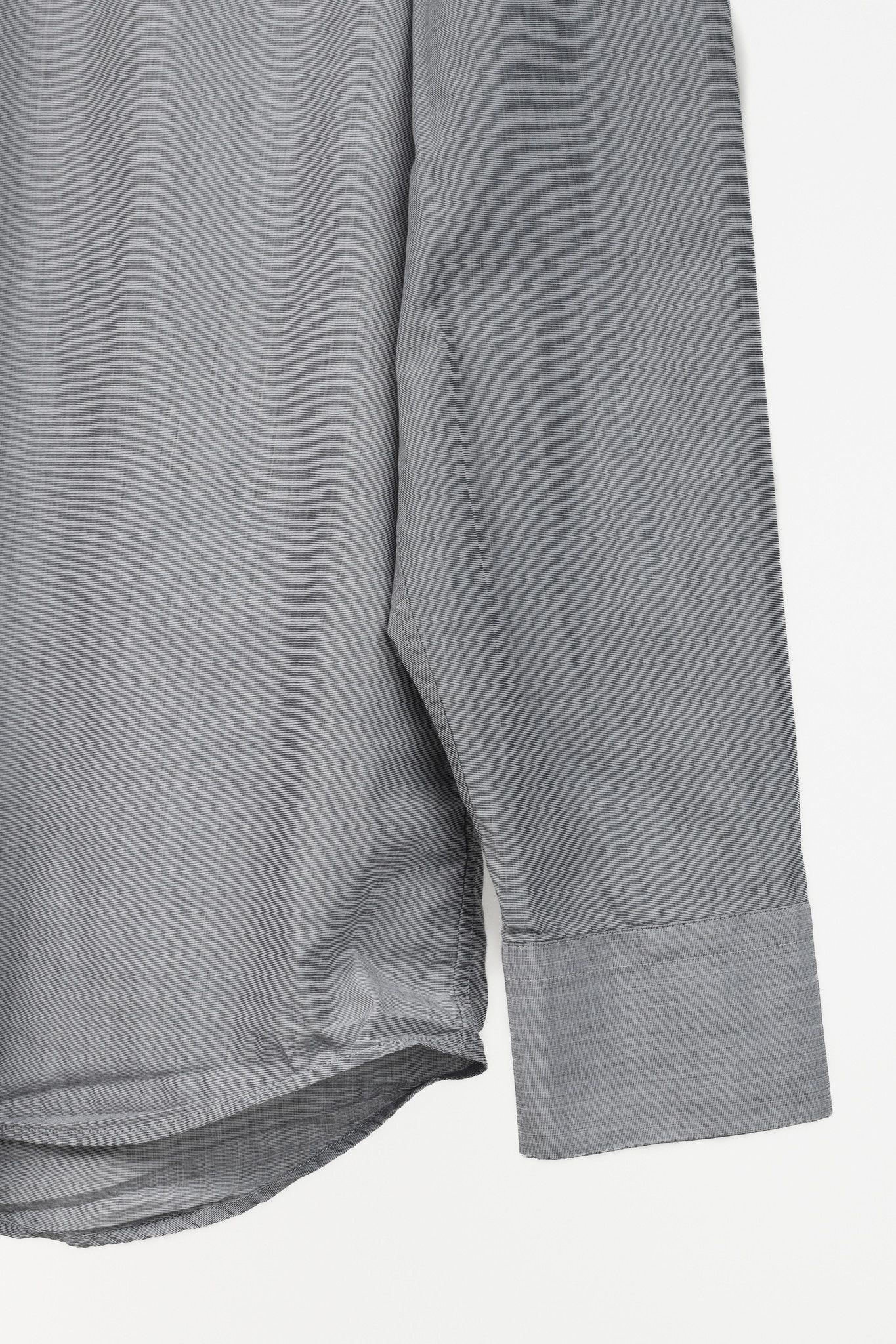 Prada Prada Grey Crosshatched Cotton Button-Up Shirt Size US L / EU 52-54 / 3 - 6 Thumbnail