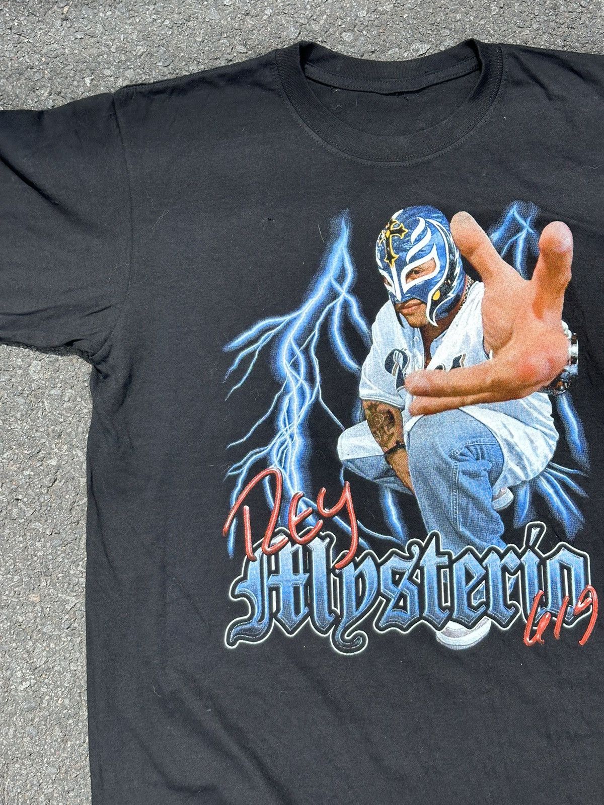 Vintage × WWE REY MYSTERIOUS THUNDER Size US XXL / EU 58 / 5 - 3 Thumbnail