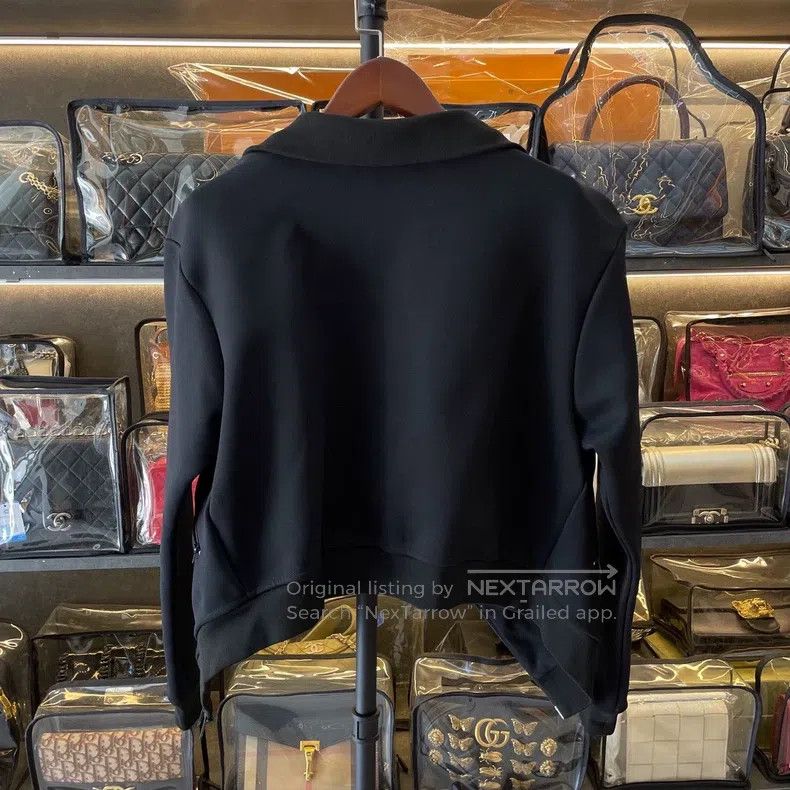 Balenciaga Balenciaga Black Viscose Fiber Stand Collar Long-sleeve Sp Size US M / EU 48-50 / 2 - 2 Thumbnail
