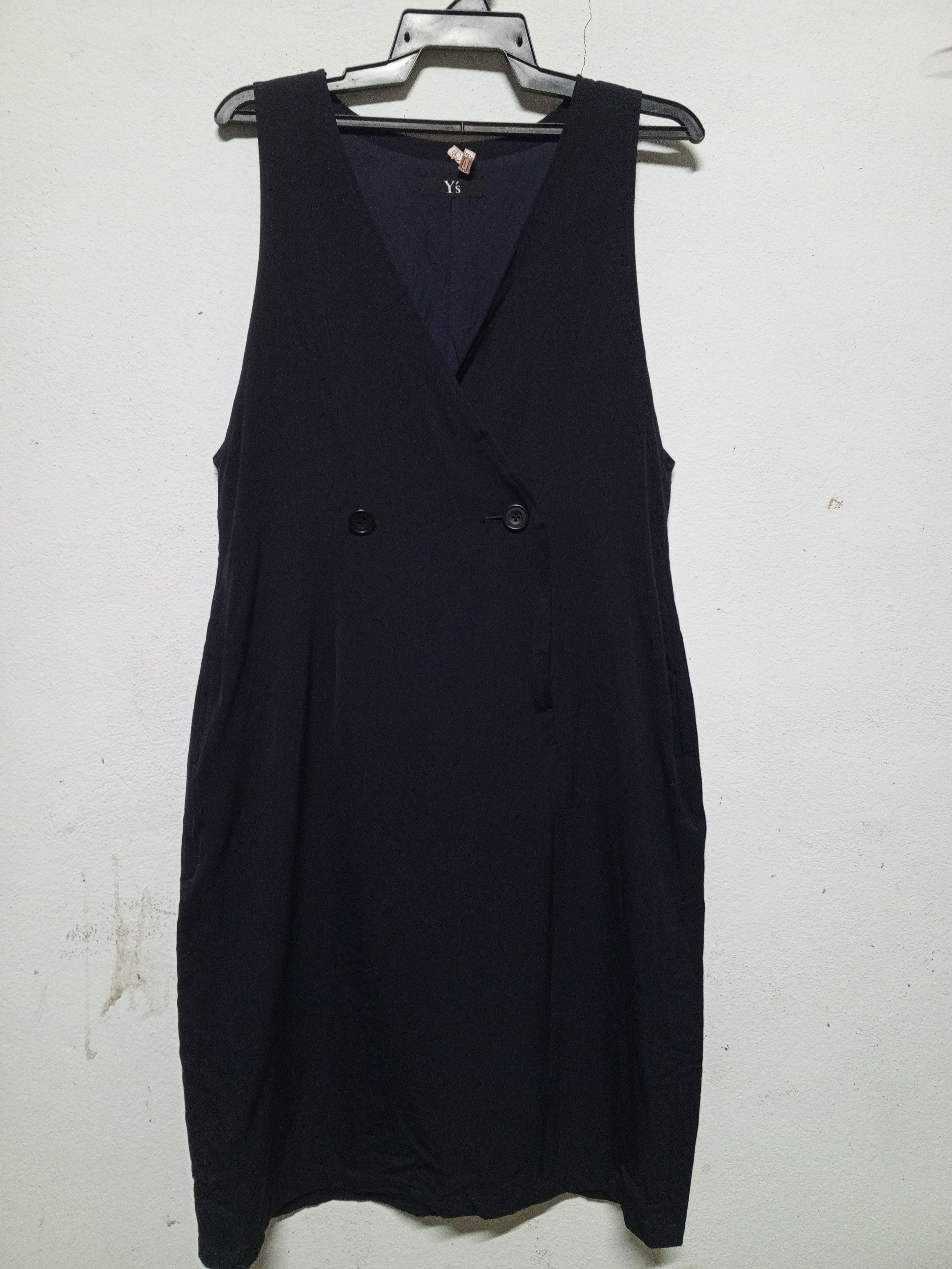 Y'S 🔥 Yohji yamamoto 🔥DRESS V BLACK