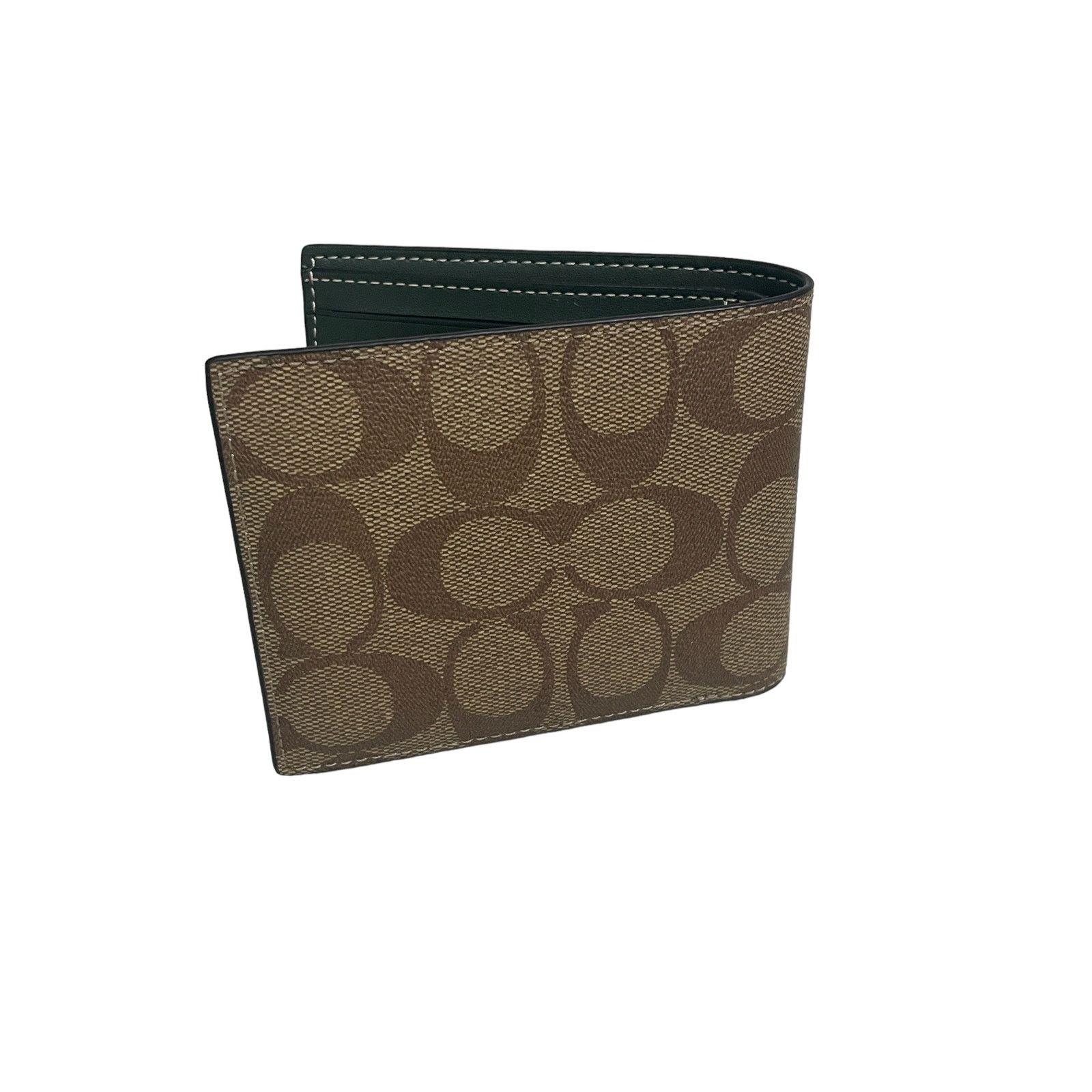 Coach Coach men Wallet In Signature Canvas With Varsity Motif new Size ONE SIZE - 7 Thumbnail