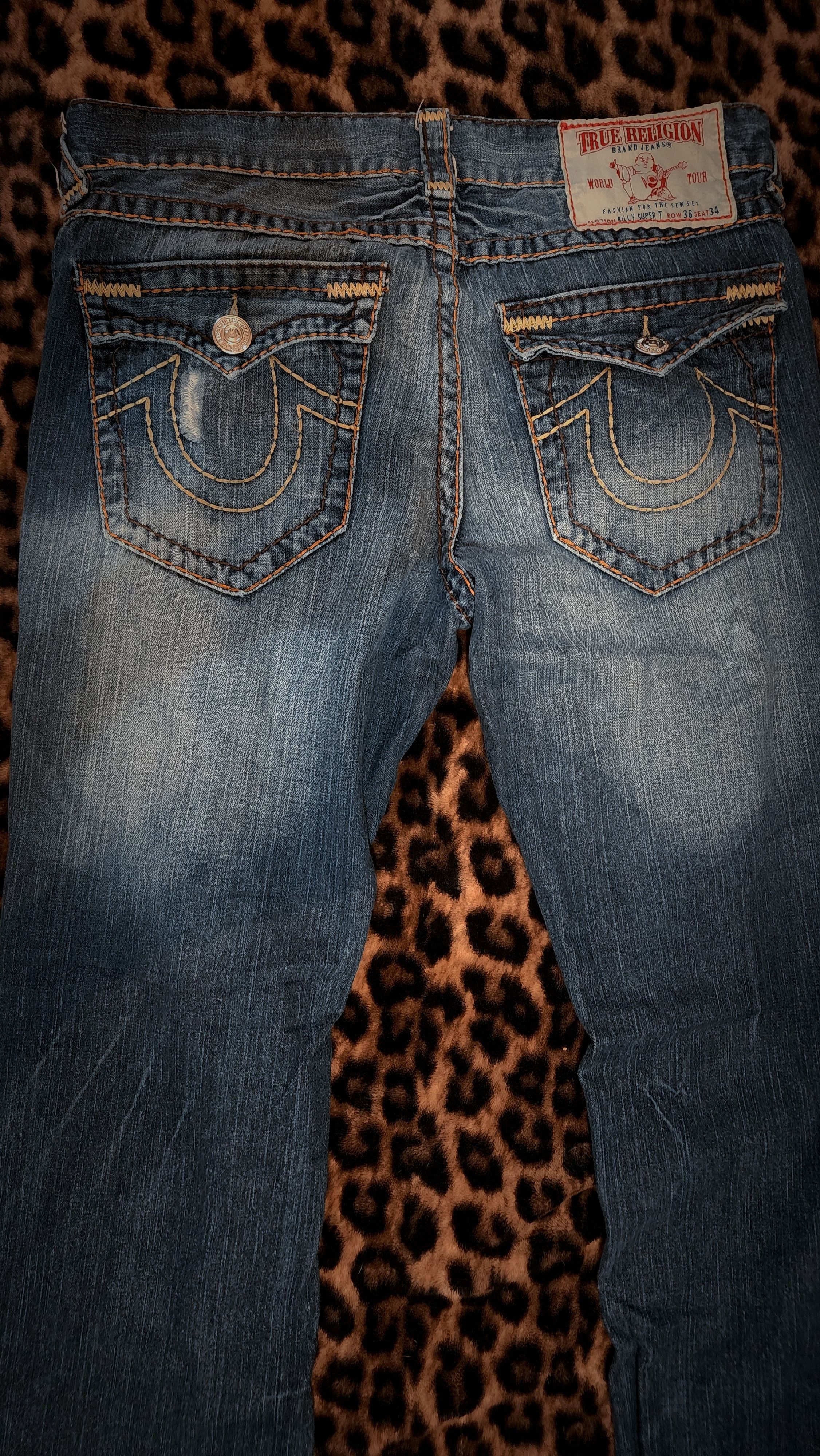 True Religion True Religion Super T Vintage Jeans Size US 36 / EU 52 - 3 Thumbnail