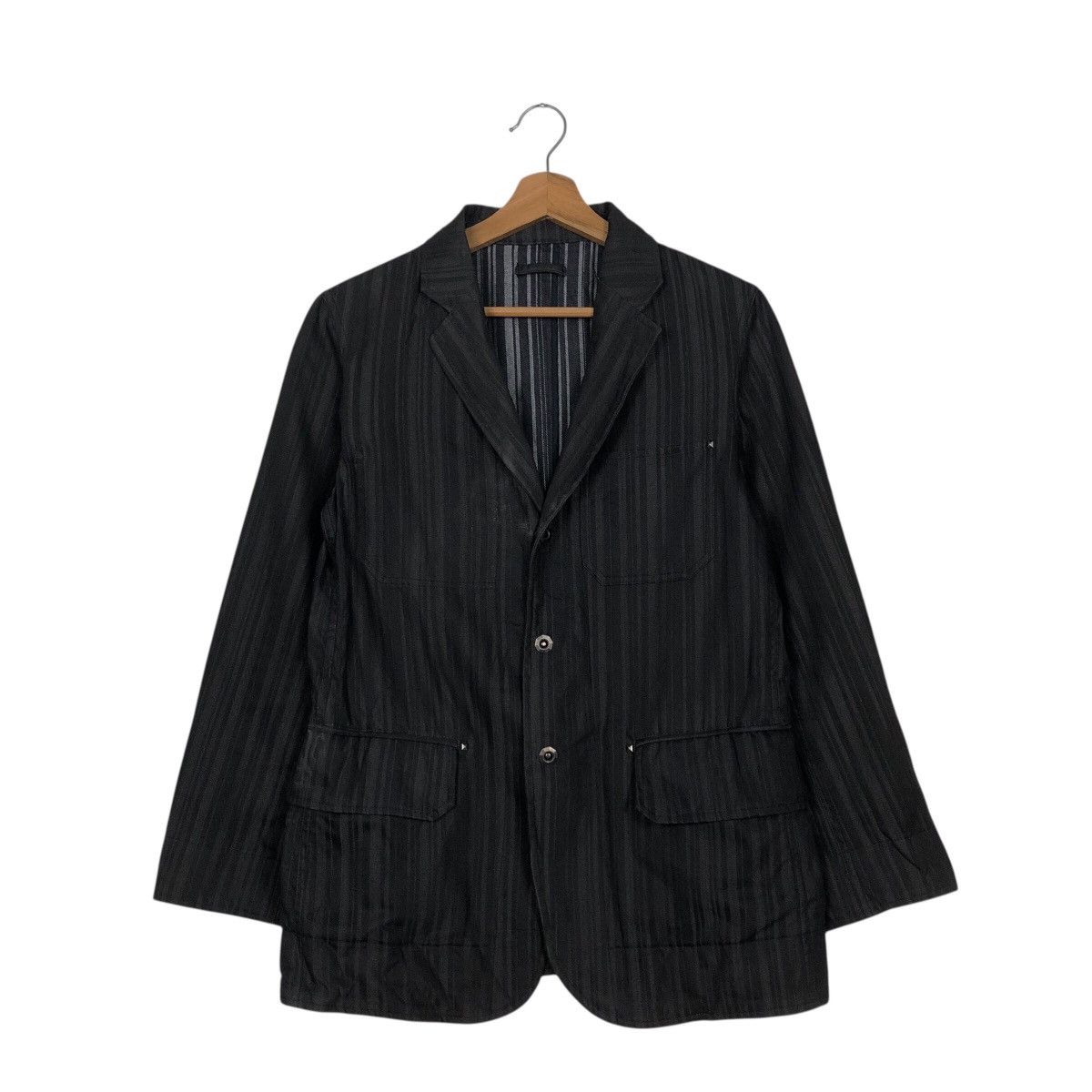 📌Vintage Hickory Chore Jacket Bernings Sho Punk Design