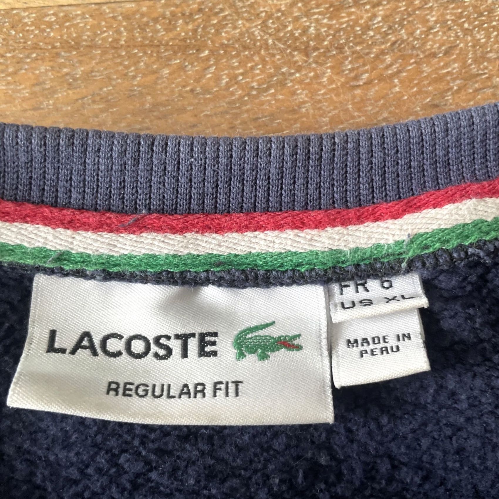 Lacoste Lacoste Sweatshirt Mens XL Navy Blue Crewneck Pullover Big Croc Embroidered Logo Sweatshirt Mens XL Navy Blue Crewneck Pullover Embroidered Logo Size US XL / EU 56 / 4 - 4 Thumbnail