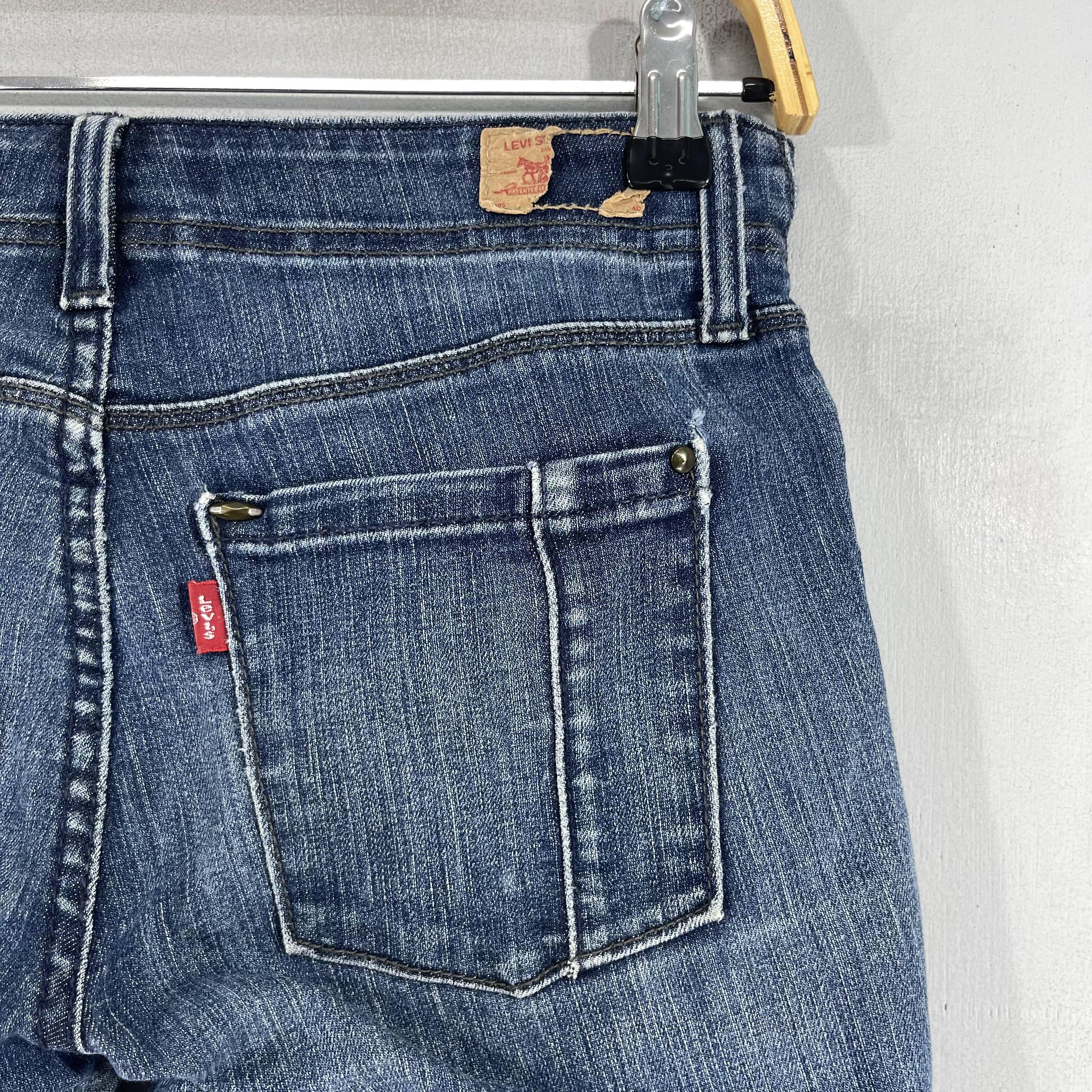 Levi's Size 27 Vintage Levis 535 Legging Stretchable Jeans Size 27" / US 4 / IT 40 - 9 Thumbnail