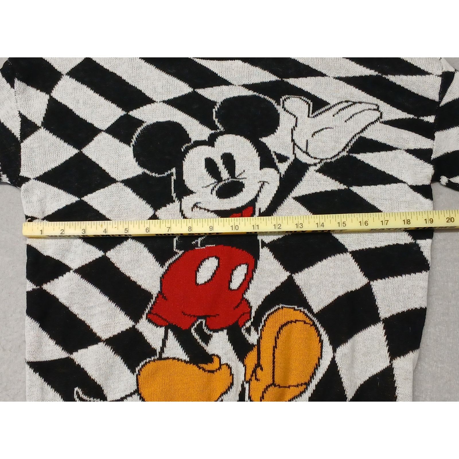 Disney Disney (Medium) Mickey Mouse Knitted Multicolor Sweater Size US M / EU 48-50 / 2 - 2 Thumbnail