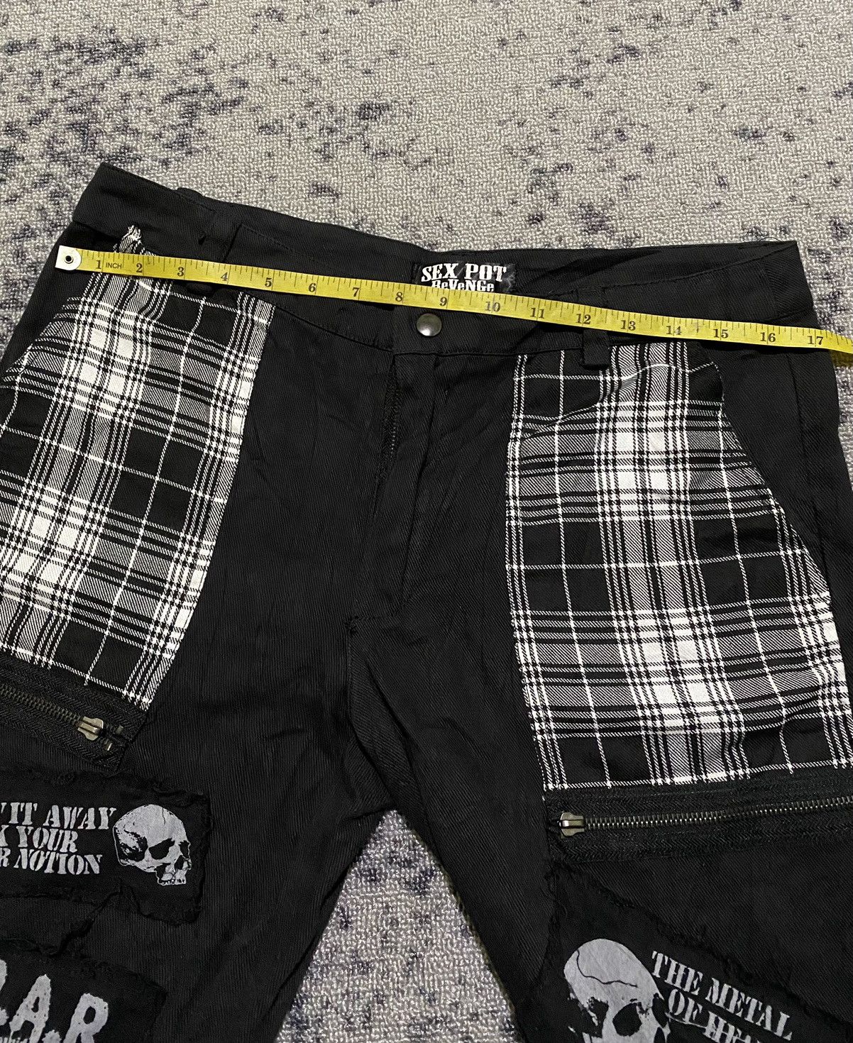 Hysteric Glamour Y2k Sex Pot skull ifsixwasnine baggy pants Size US 34 / EU 50 - 9 Thumbnail