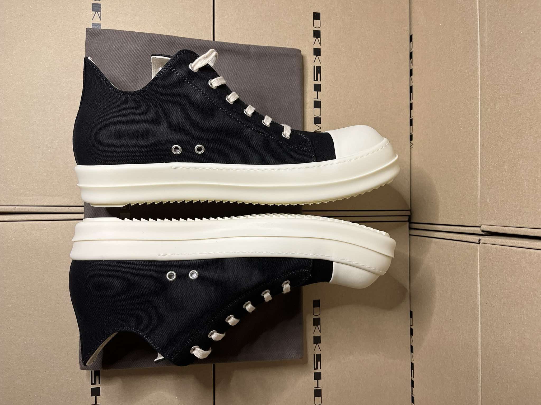 Rick Owens Drkshdw Rick Owens Drkshdw Ramones Low Sneaks Size US 8 / EU 41 - 8 Thumbnail