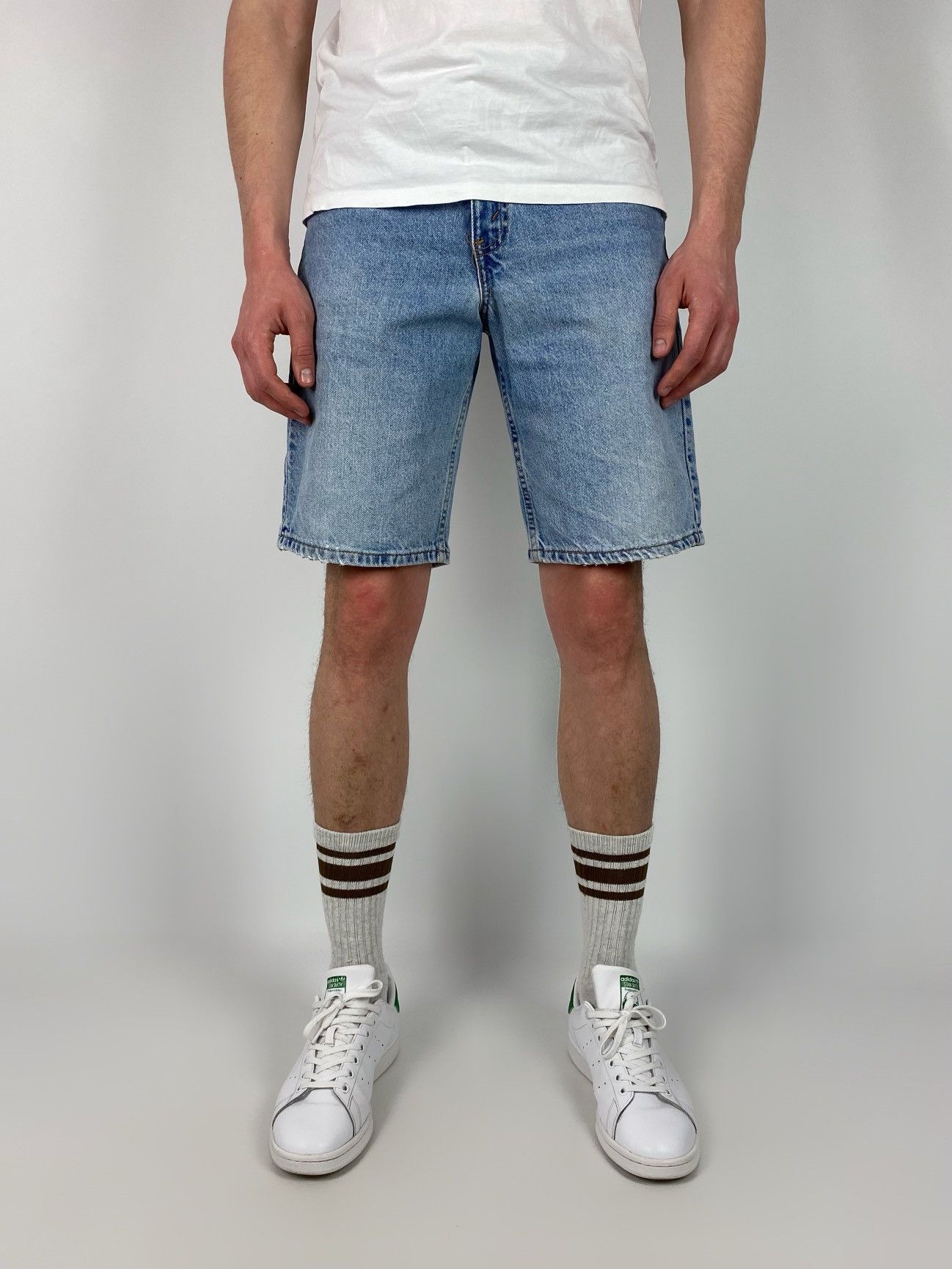 Levi's 1990’s Vintage Levi’s 550 Orange Tab Relaxed Fit Denim Jorts Size US 32 / EU 48 - 13 Thumbnail