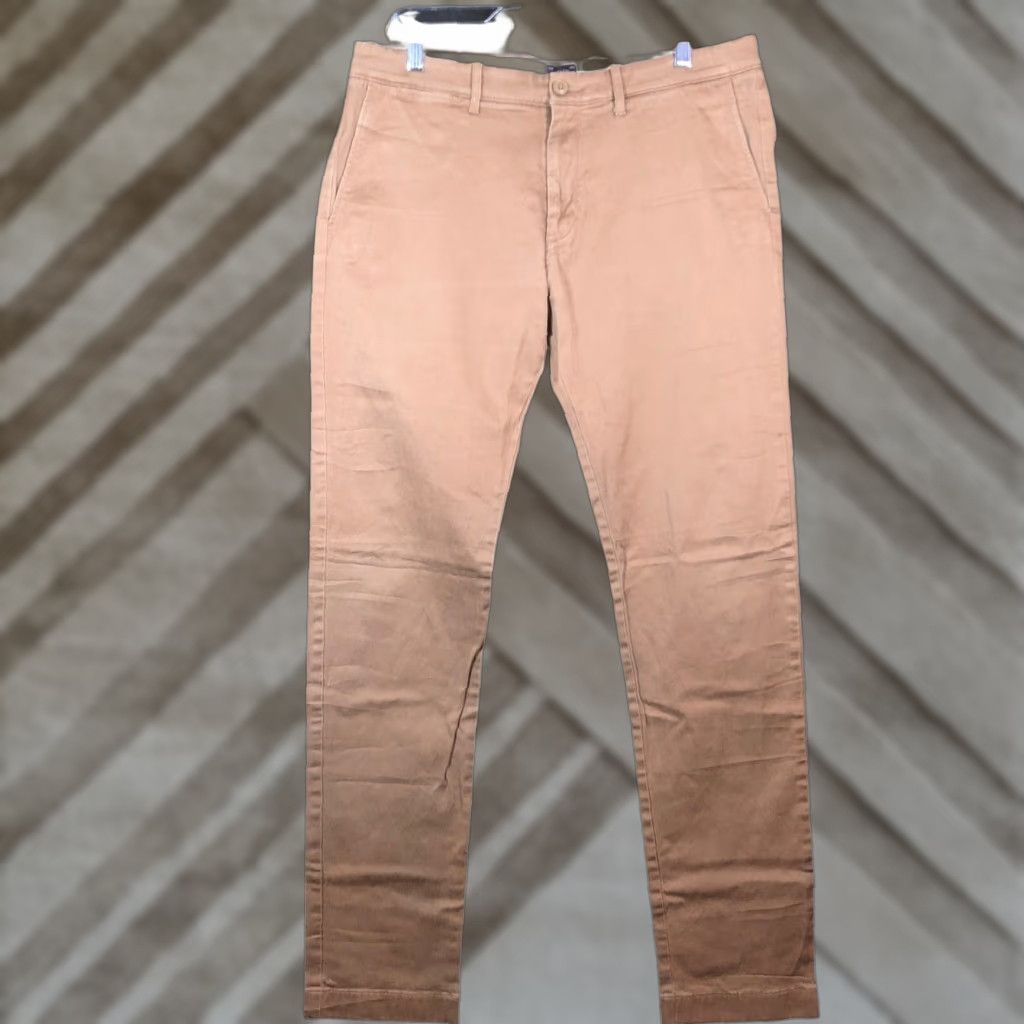 J.Crew J.CREW Mens Pants Tan Chinos Slim Fit Khakis Career Casual Stretch 34x34 Pants Mens Tan Slim Fit Chinos Casual Workwear 34x34 Size US 34 / EU 50 - 1 Thumbnail