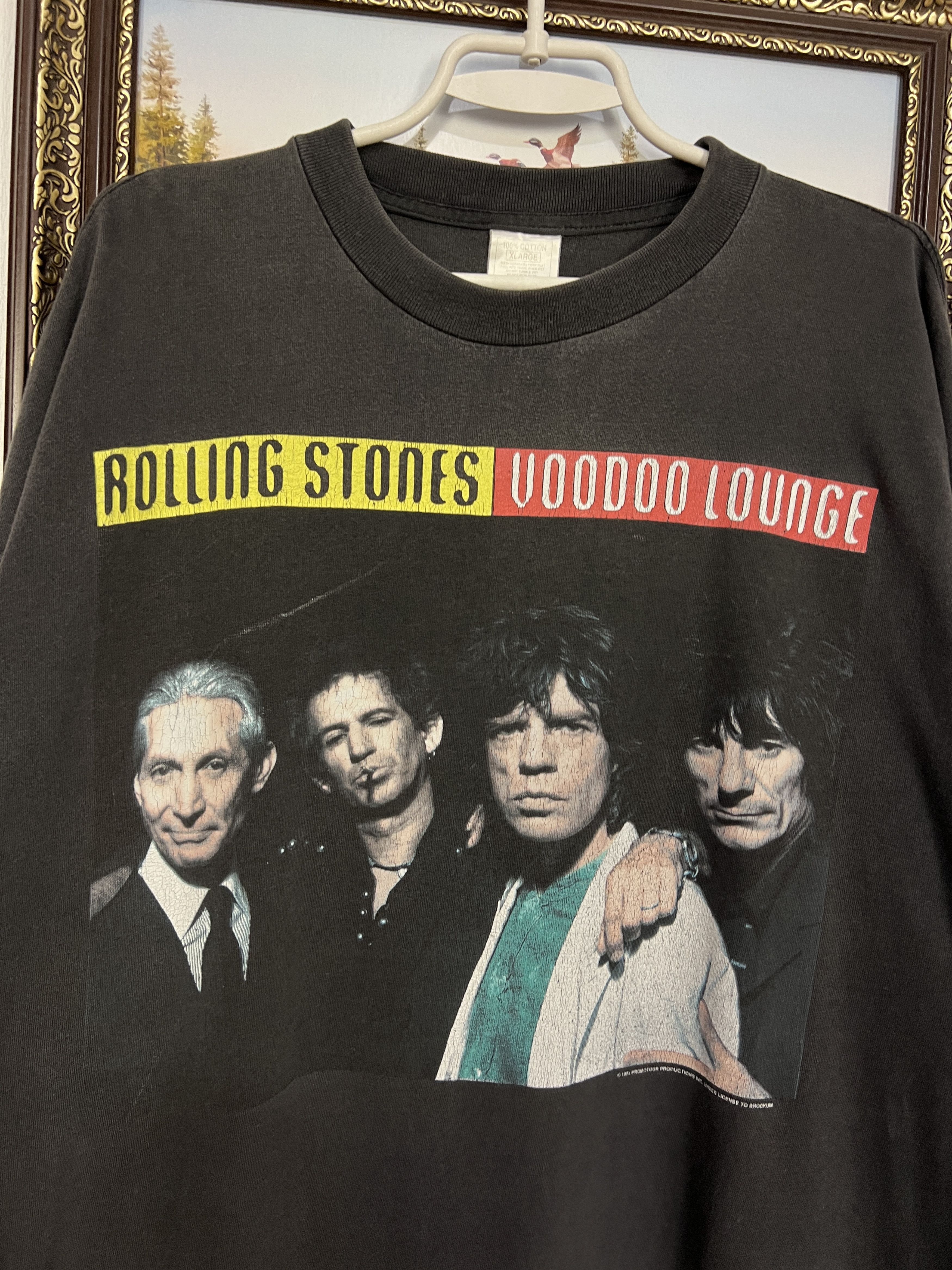 Vintage Vintage The Rolling Stones Voodoo Lounge Tour Shirt Band Tee Size US XL / EU 56 / 4 - 3 Thumbnail