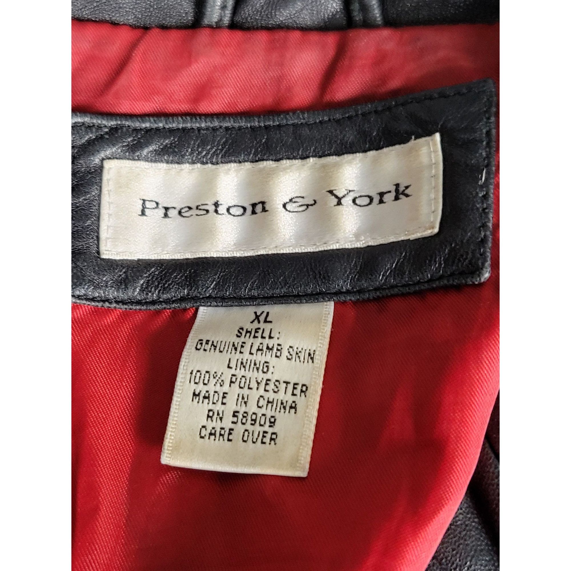 Preston & York Preston & York Genuine Lambskin Jacket Women Sz XL Leather F Size XL / US 12-14 / IT 48-50 - 3 Thumbnail