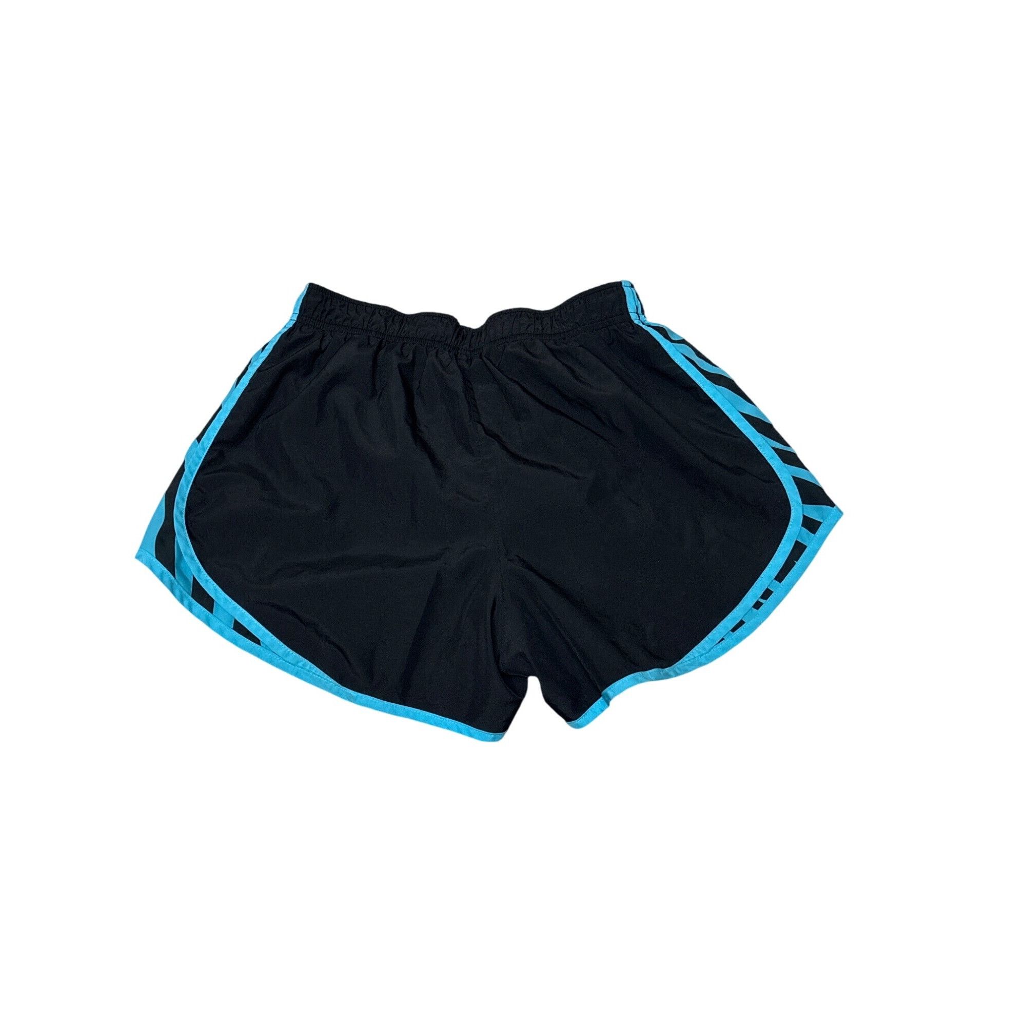 Nike NIKE Dri-Fit Women's Running Shorts Black/Blue Size S Size 26" / US 2 / IT 38 - 2 Thumbnail
