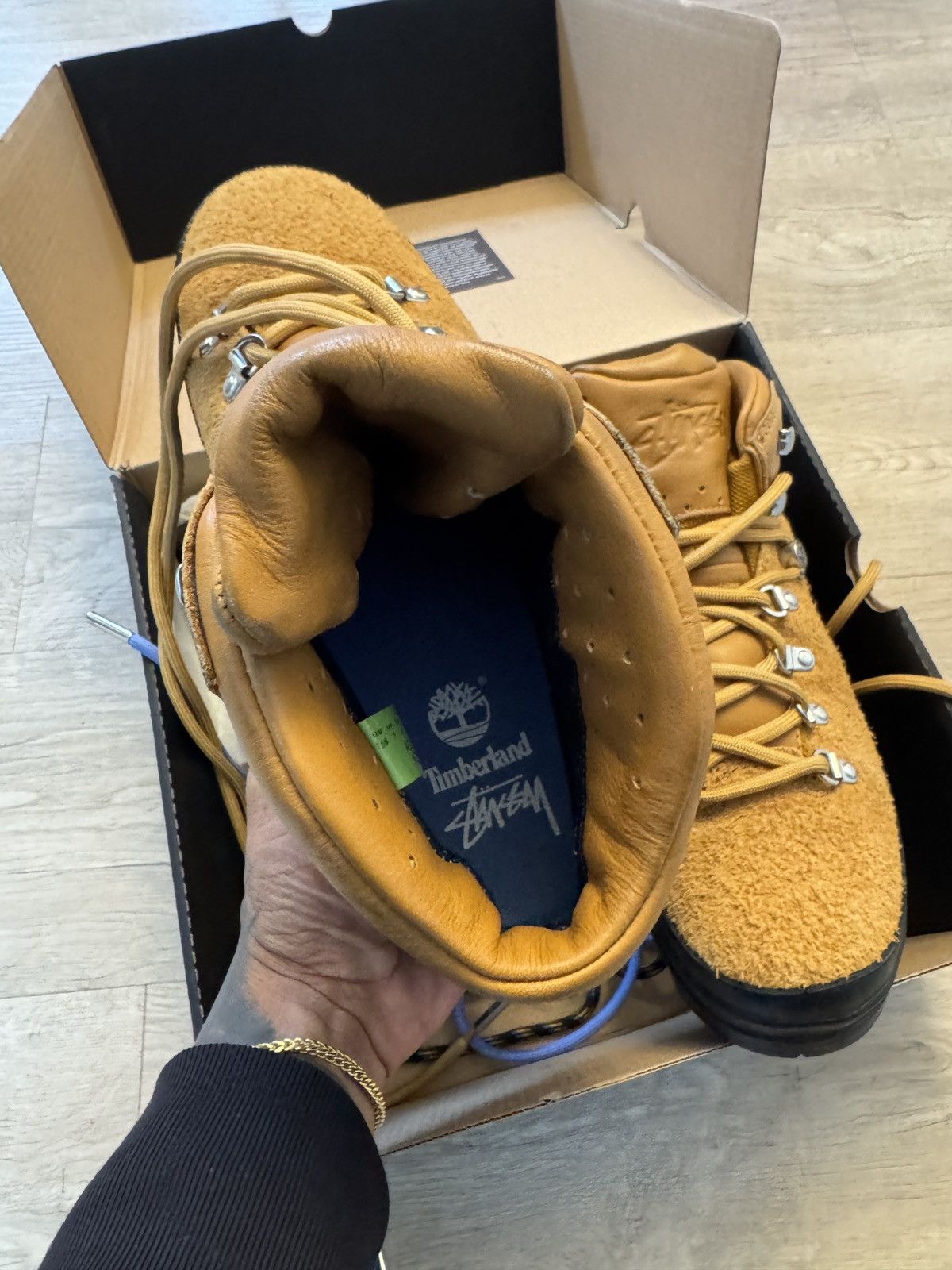 Stussy × Timberland Wheat Stussy x Timberland World Hiker Size US 7.5 / EU 40-41 - 6 Thumbnail