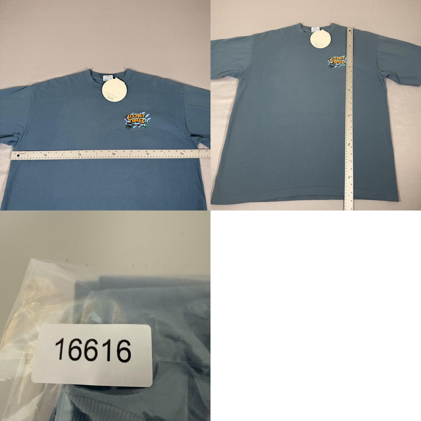 TEE JAYS VINTAGE Tee-Jays Looney Tunes Tasmanian Devil Dear Old Dad golf graphic T-shirt Mens XL Blue US Size US XL / EU 56 / 4 - 9 Thumbnail