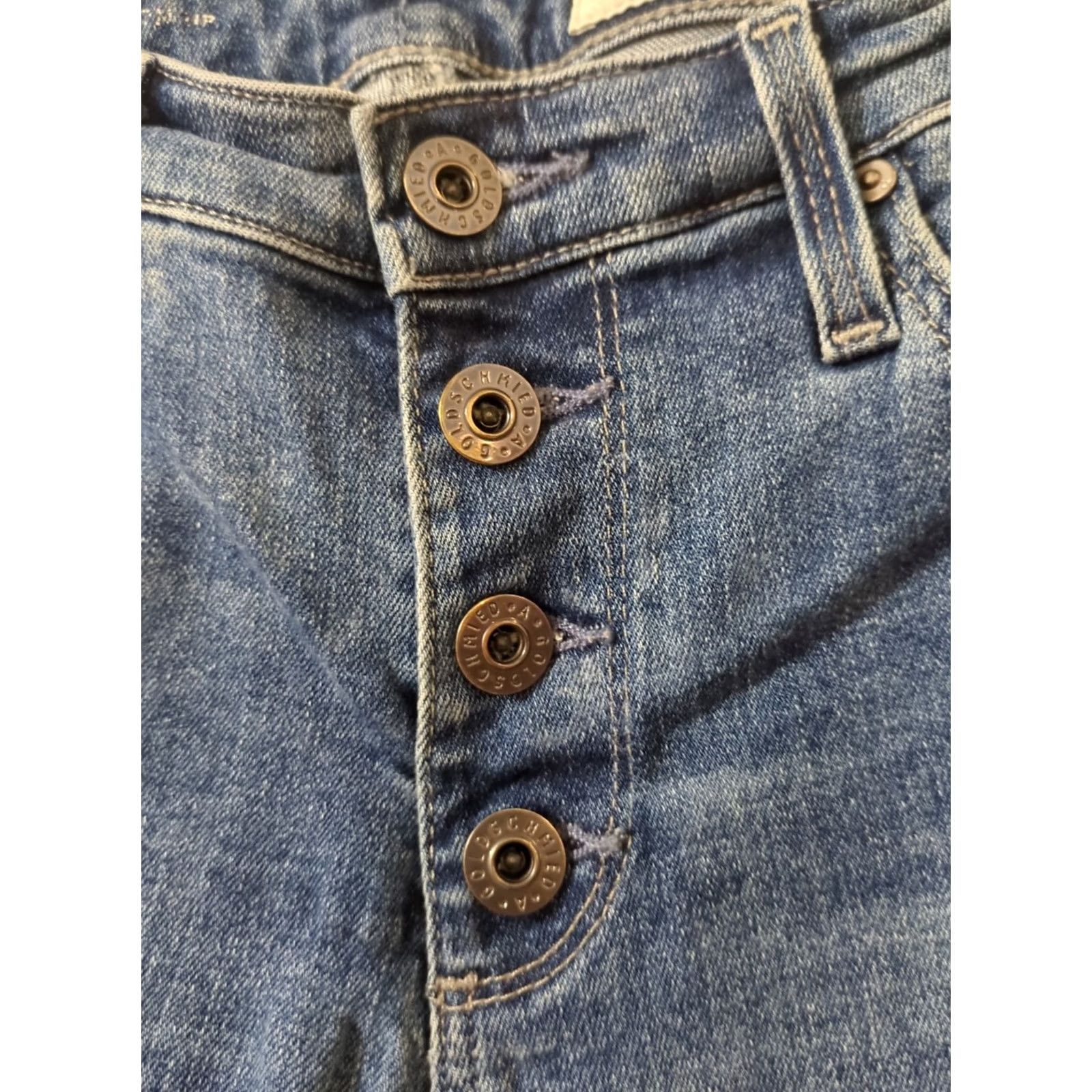Anthropologie AG Anthropologie Jeans Womens 26R The High Rise Stevie Ankle Slim Straight Jeans Size 26" / US 2 / IT 38 - 3 Thumbnail