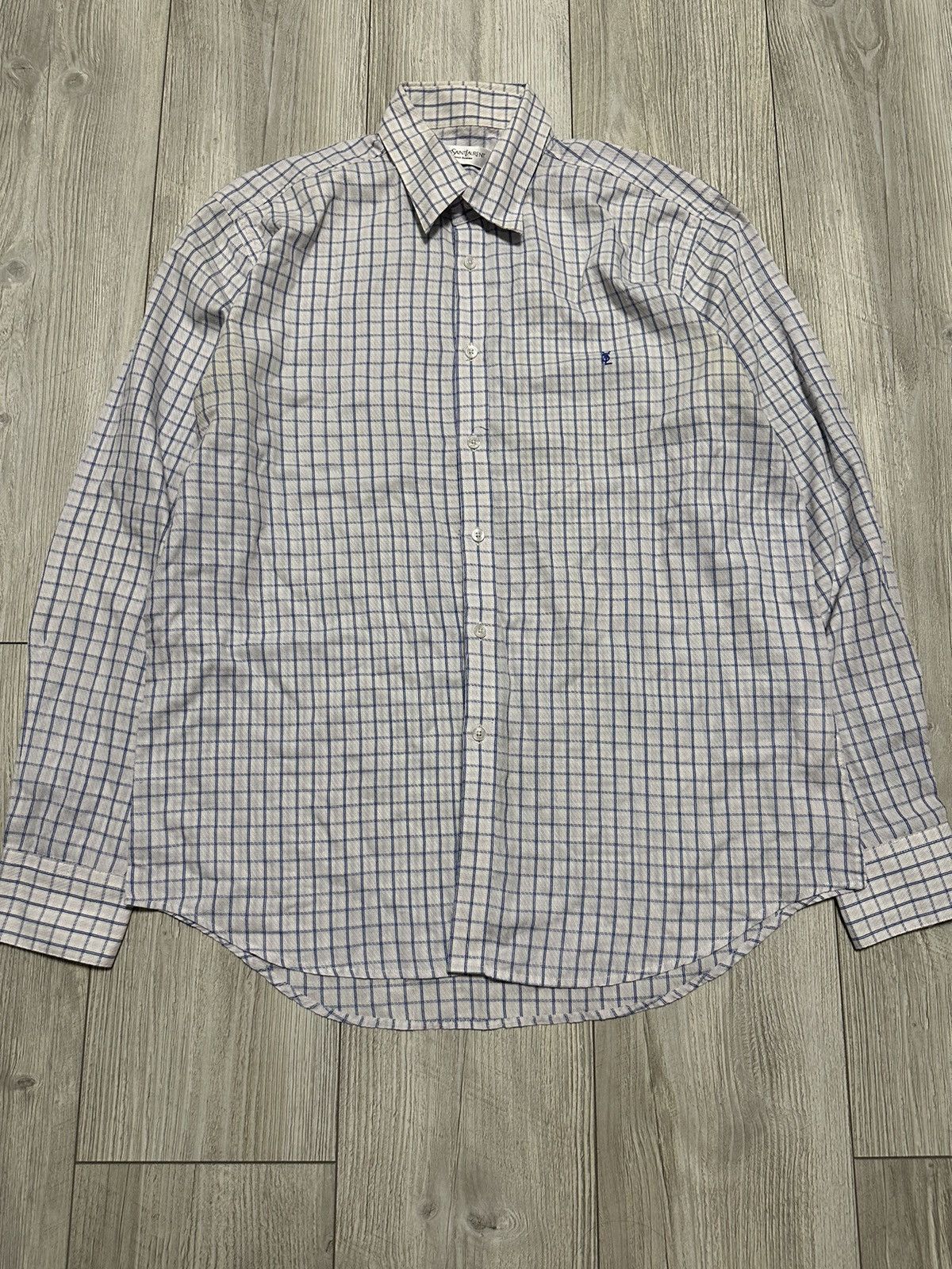 Yves Saint Laurent Vintage Yves Saint Laurent Shirt Size US L / EU 52-54 / 3 - 1 Thumbnail