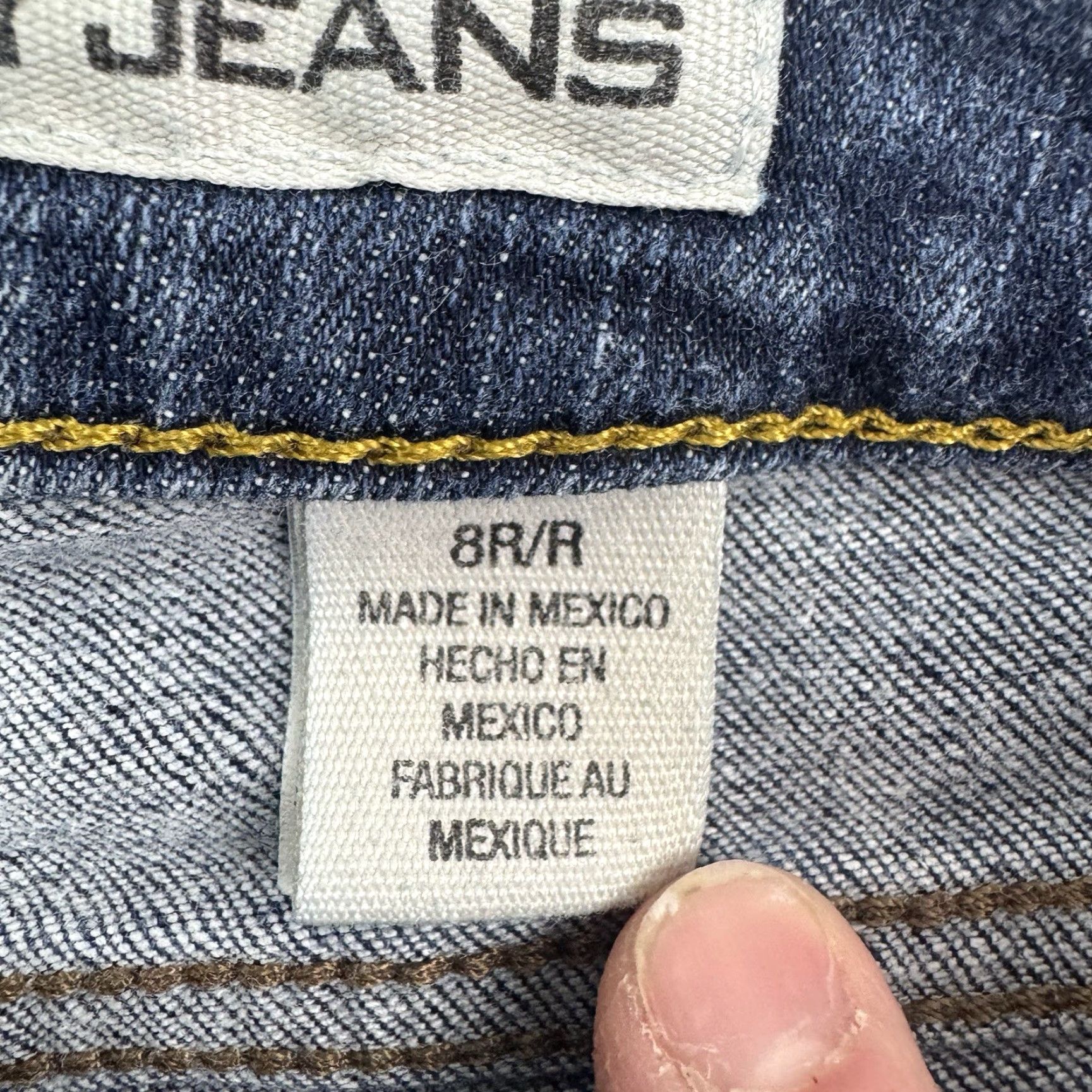 DKNY VINTAGE DKNY Jeans Bootcut Womens 8R Hipster 90s Y2K Blue Cotton Size 30" / US 8 / IT 44 - 3 Thumbnail