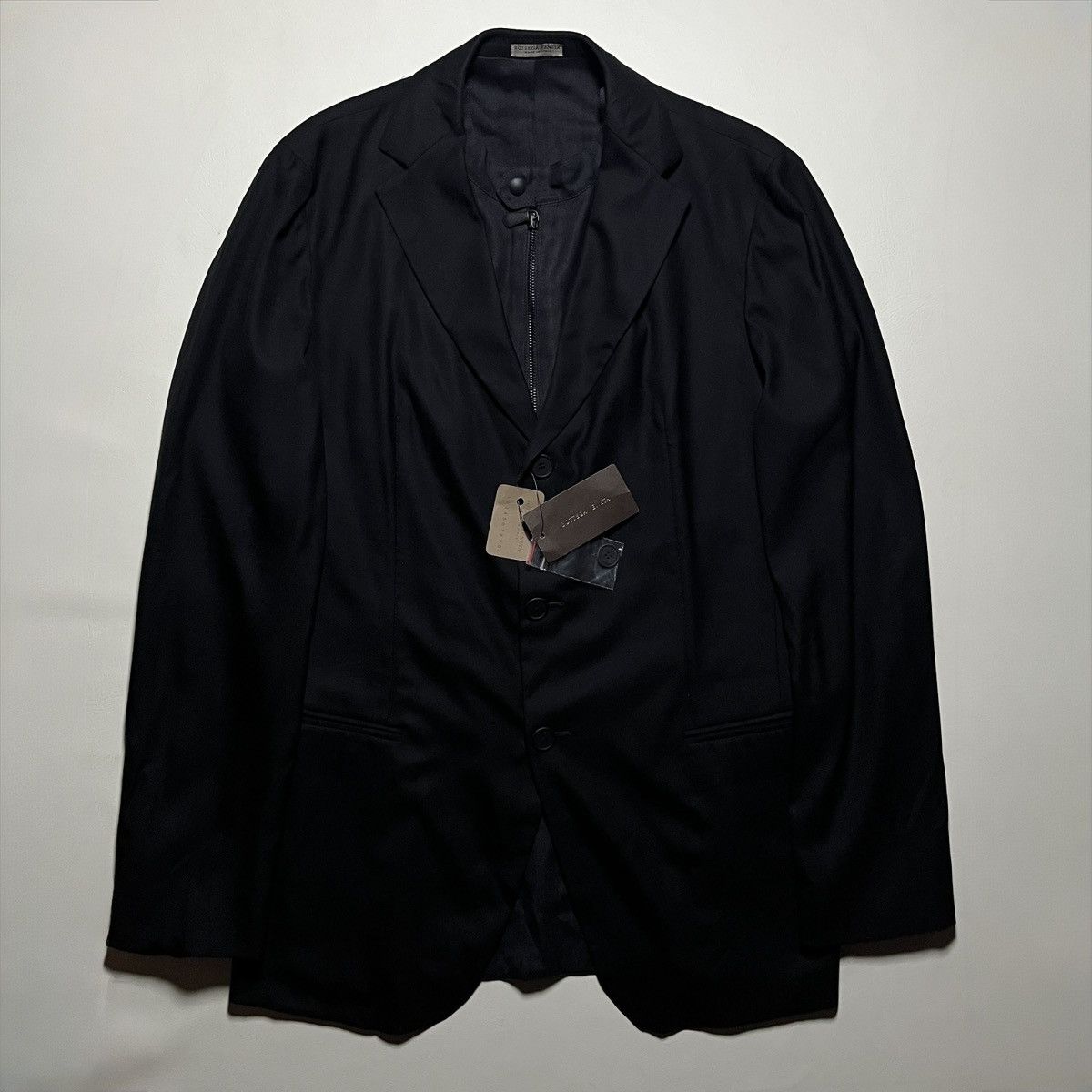 Bottega Veneta Bottega Veneta Multi-layered Wool Blazer Jacket Size 48R - 1 Thumbnail