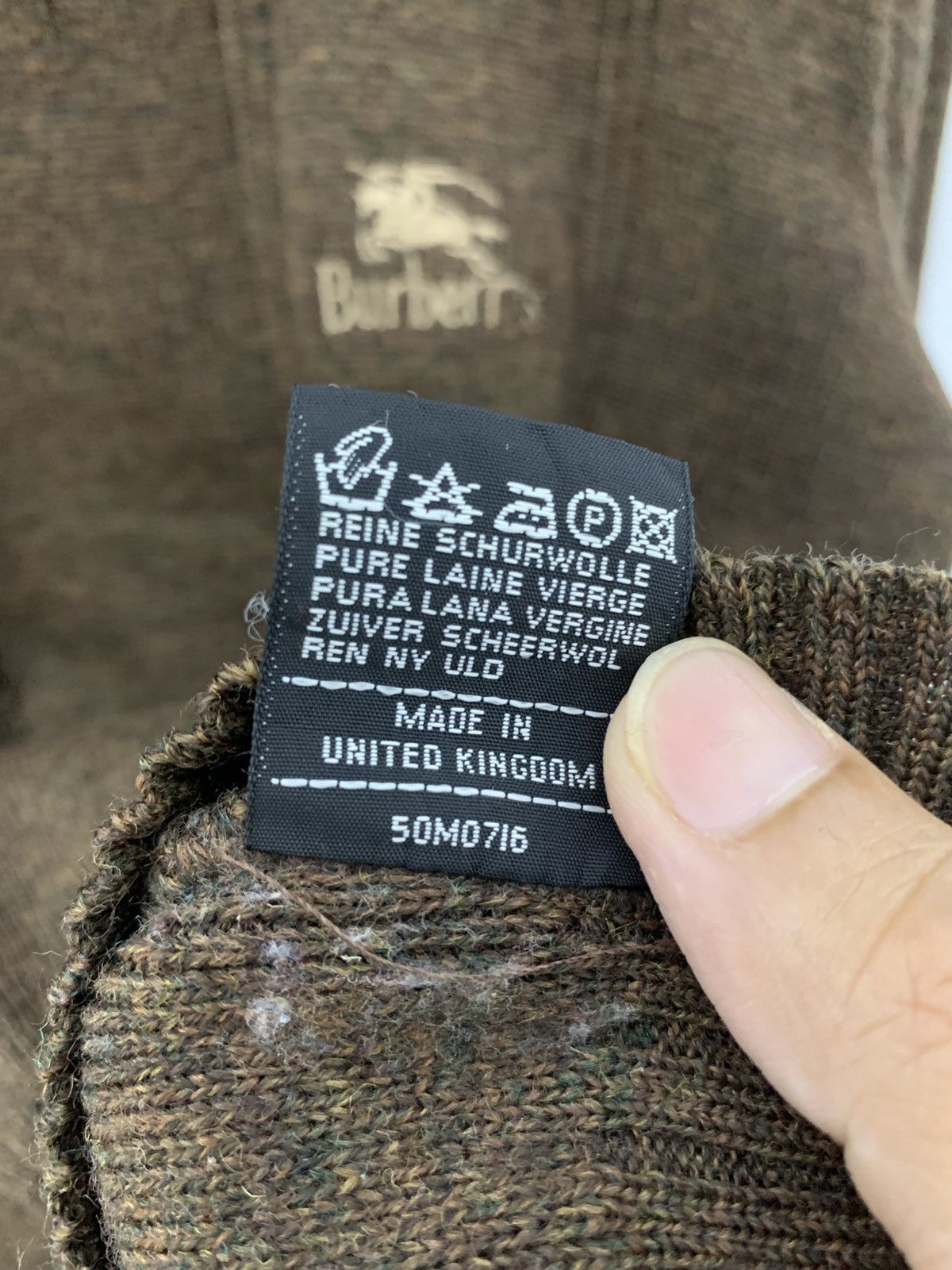 Burberry Prorsum Vintage Burberry’s Made In England Bullet Distress Knitted Size US M / EU 48-50 / 2 - 14 Thumbnail