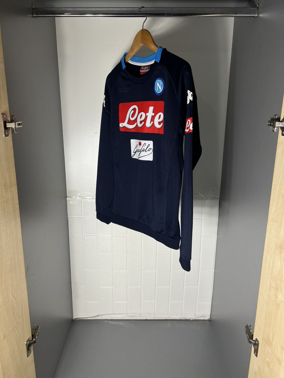 Kappa VINTAGE KAPPA FC NAPOLI ITALY RETRO SOCCER JERSEY Y2K 90s Size US S / EU 44-46 / 1 - 13 Thumbnail