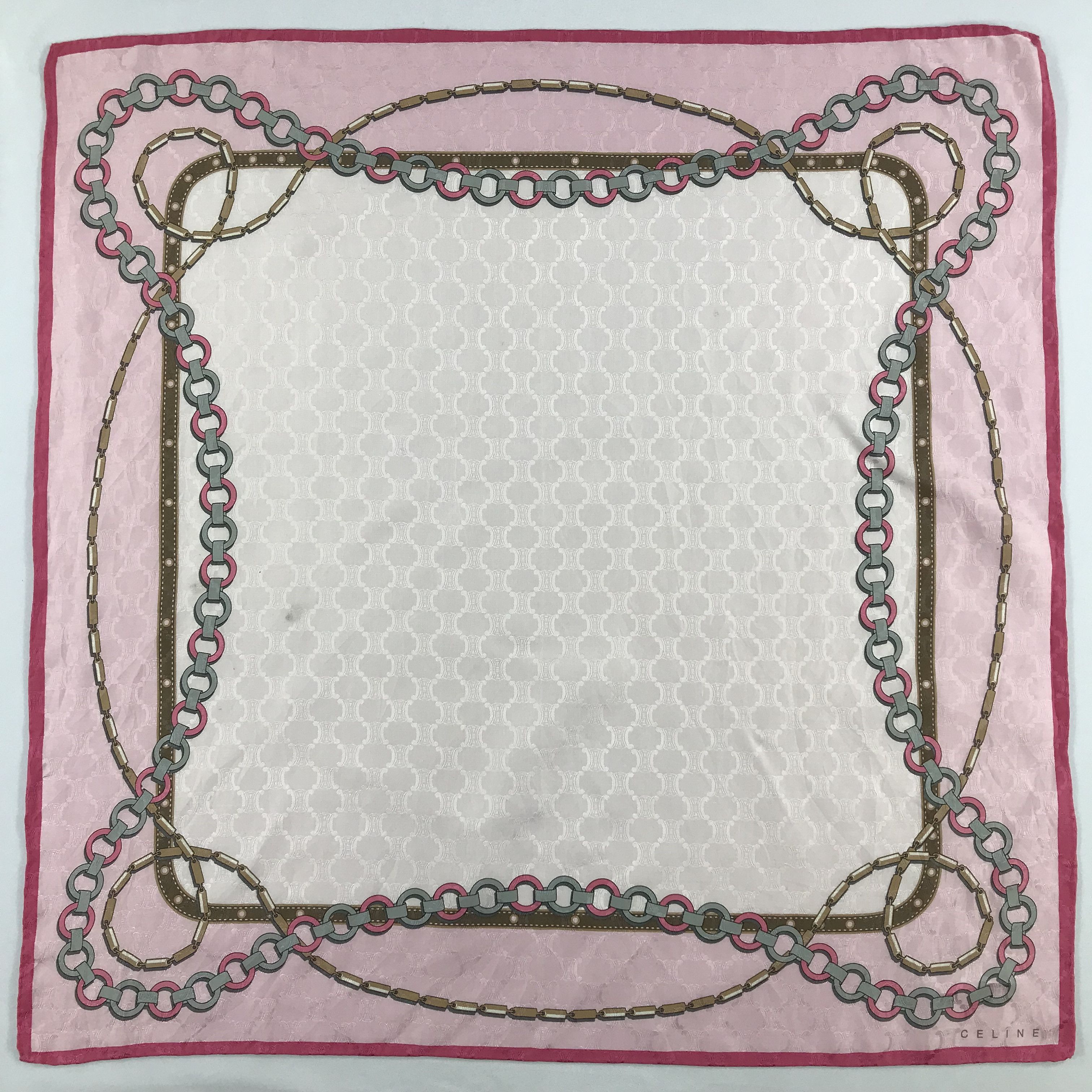 Celine × Vintage Celine Bandana / Handkerchief / Neckerchief - S2556 Size ONE SIZE - 1 Thumbnail